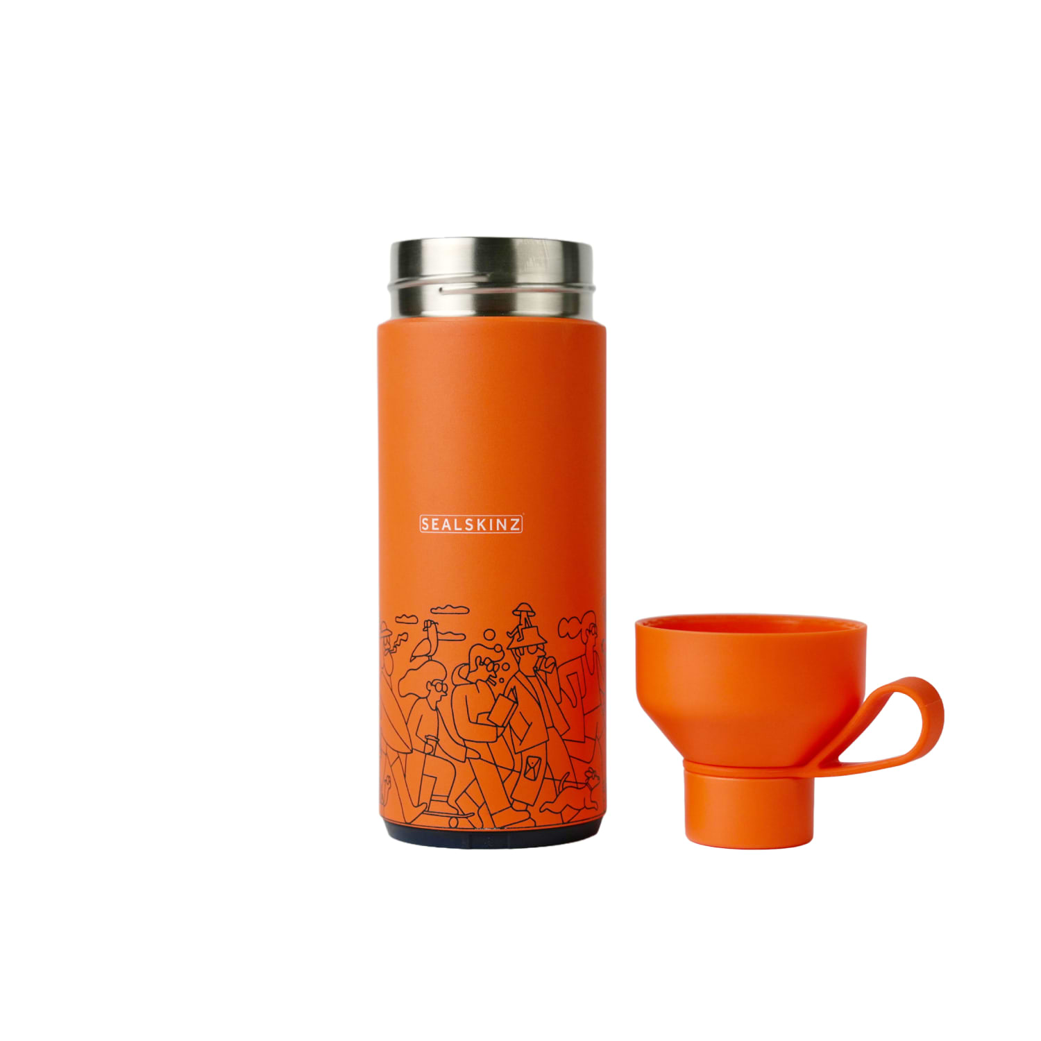 Sealskinz x Ocean Bottle - Sun Orange (1 Litre)