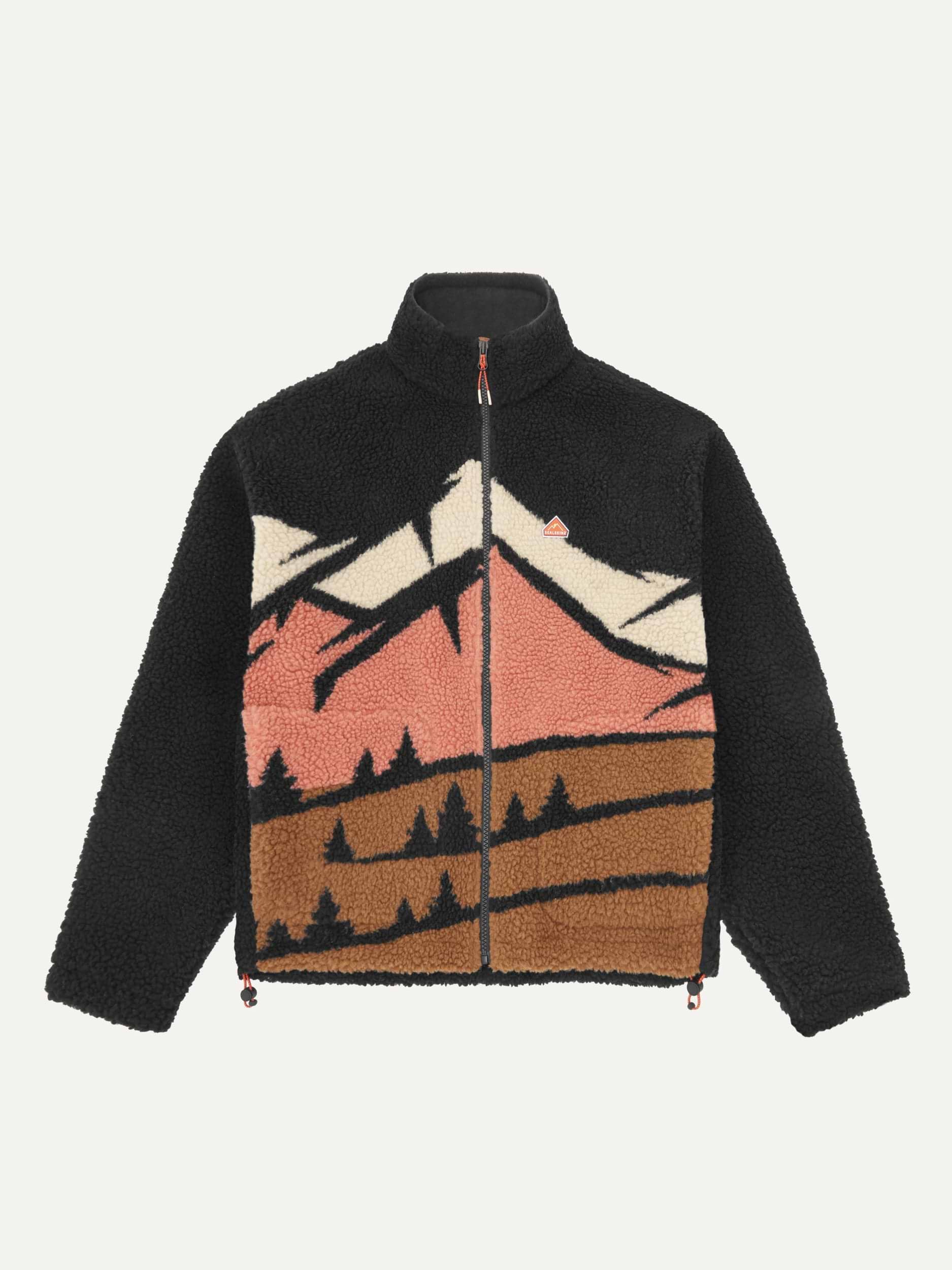 Newport - Women's Recycled Sherpa Zip Up Fleece Black – Sealskinz