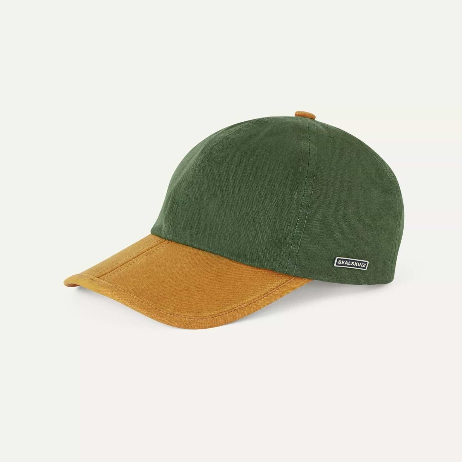 Cappello Impermeabile In Tela Oliata SEALSKINZ Marham Per Donna, Blu Navy/oliva, Con Visiera Pieghevole, Membrana Aquasealz - 2