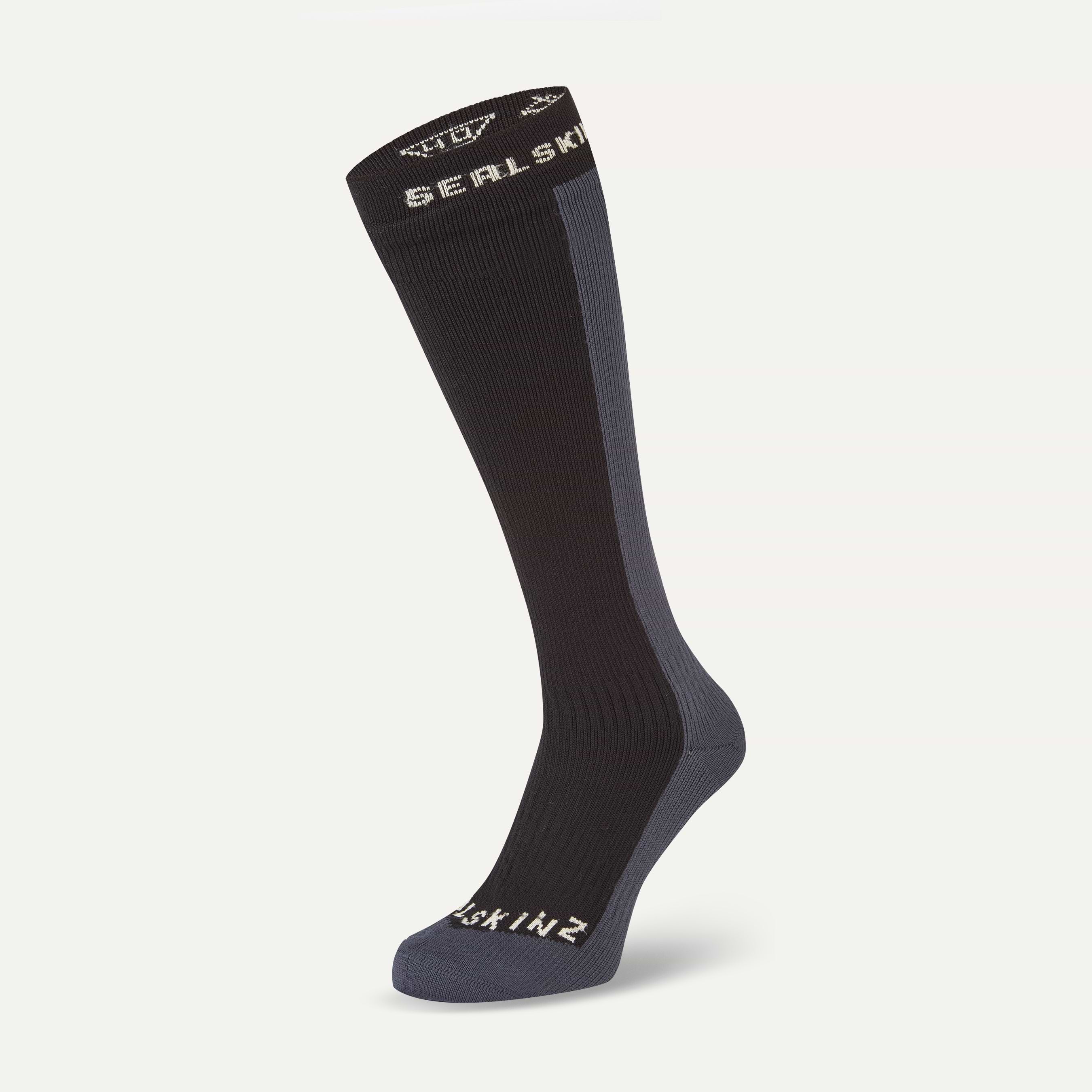 sweat resistant dress socks SealSkinz Worstead Waterproof Knee Socks