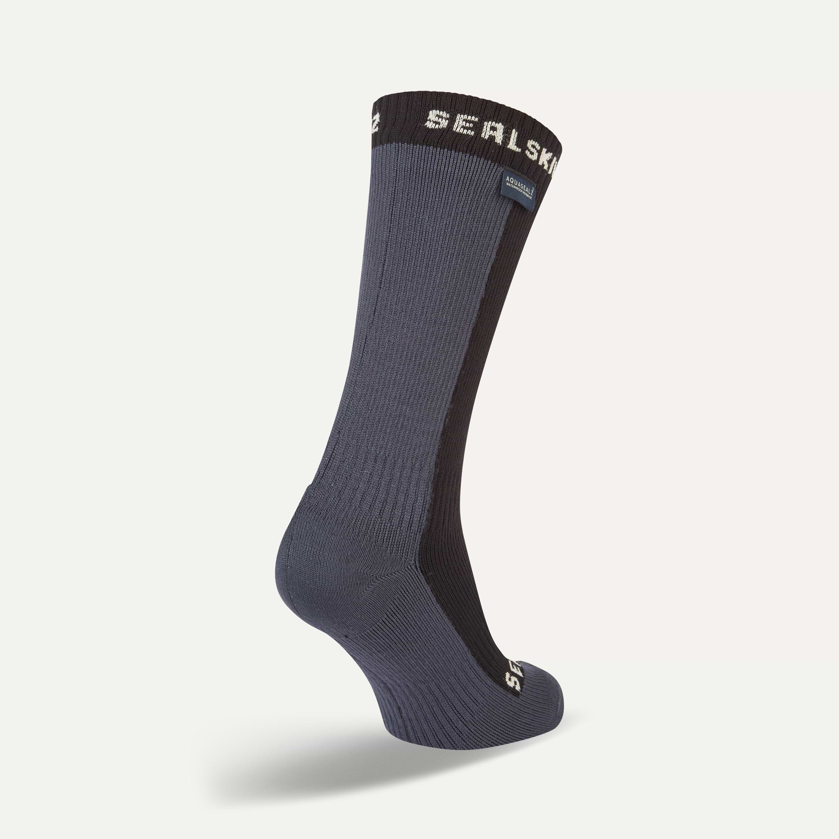 Buy Black - Sealskinz Thurton Non-Waterproof Quickdry Mid Length Socks from Next