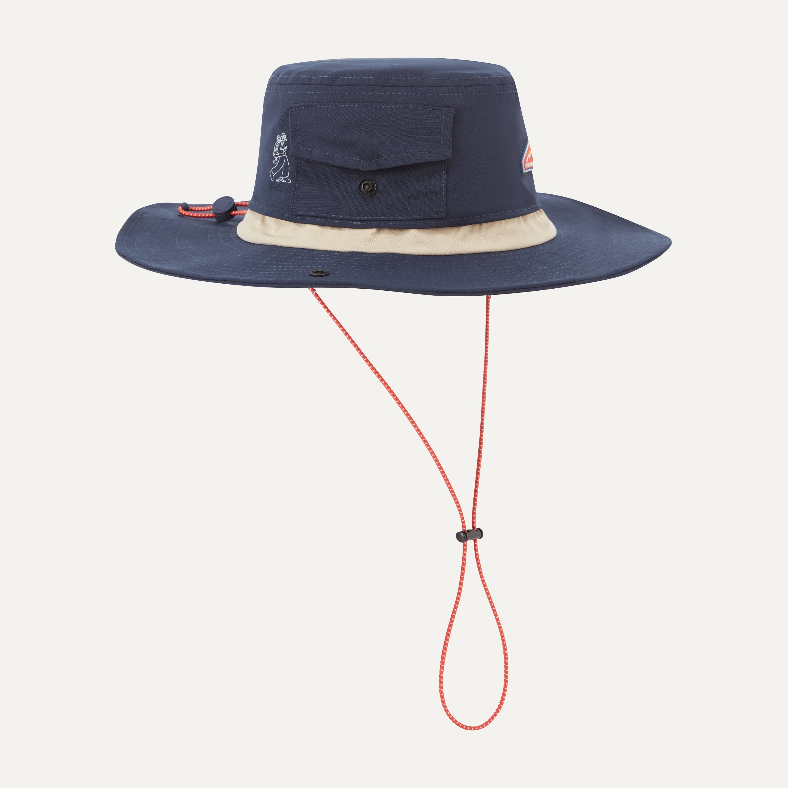 【ANGLAN】Color Block Mountain Boonie Hat Cast Printed Boonie Hat – Half-Moon Outfitters