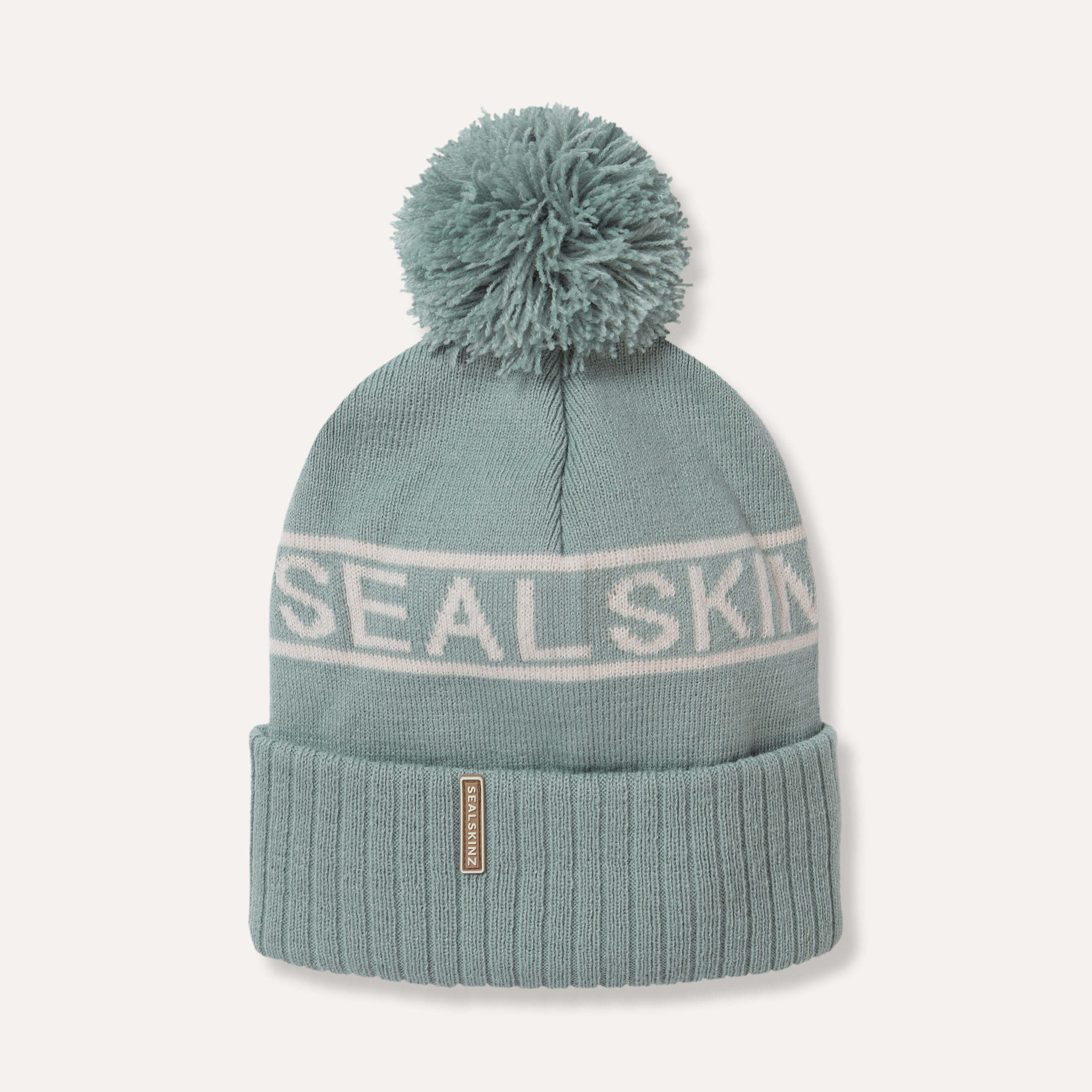 Sealskinz Heacham Waterproof Cold Weather Icon Bobble Hat - Navy Sealskinz Heacham Waterproof Cold Weather Icon Bobble Hat - Navy