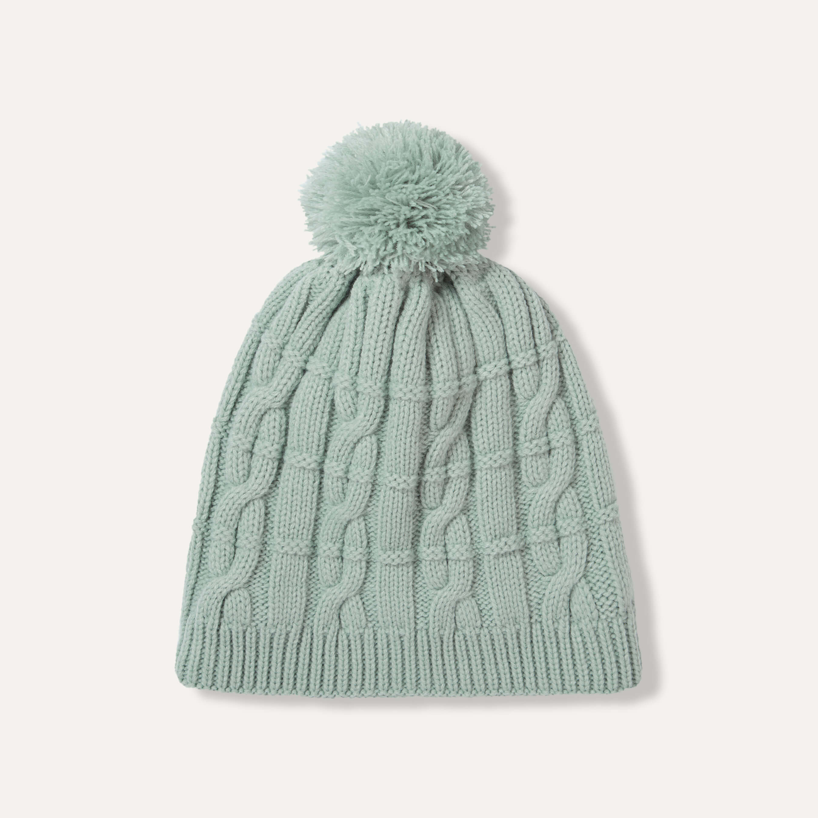 帽子 Little suzie  wool bonnet Hemsby - Waterproof Cold Weather Cable Knit Bobble Hat
