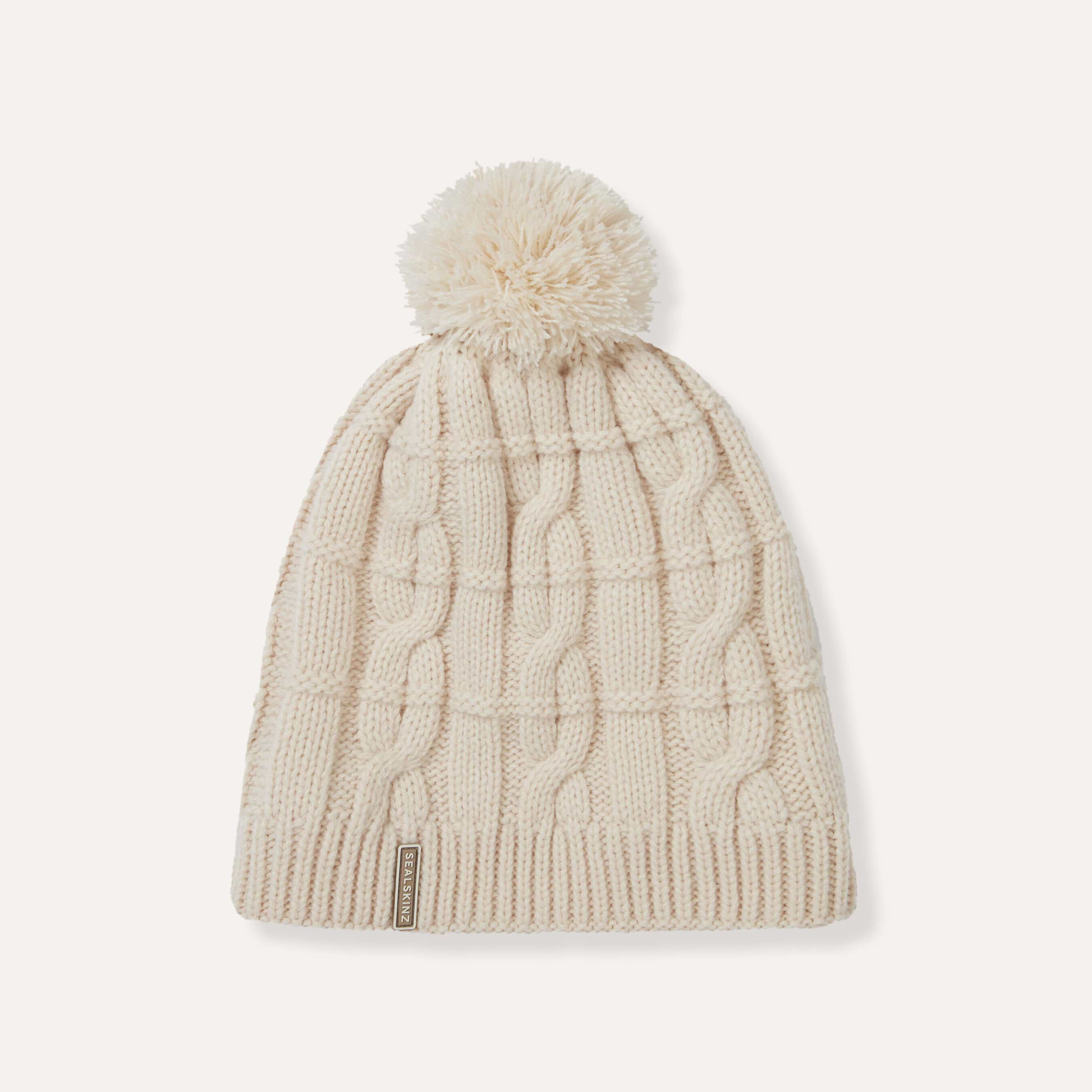 Hemsby - Waterproof Cold Weather Cable Knit Bobble Hat