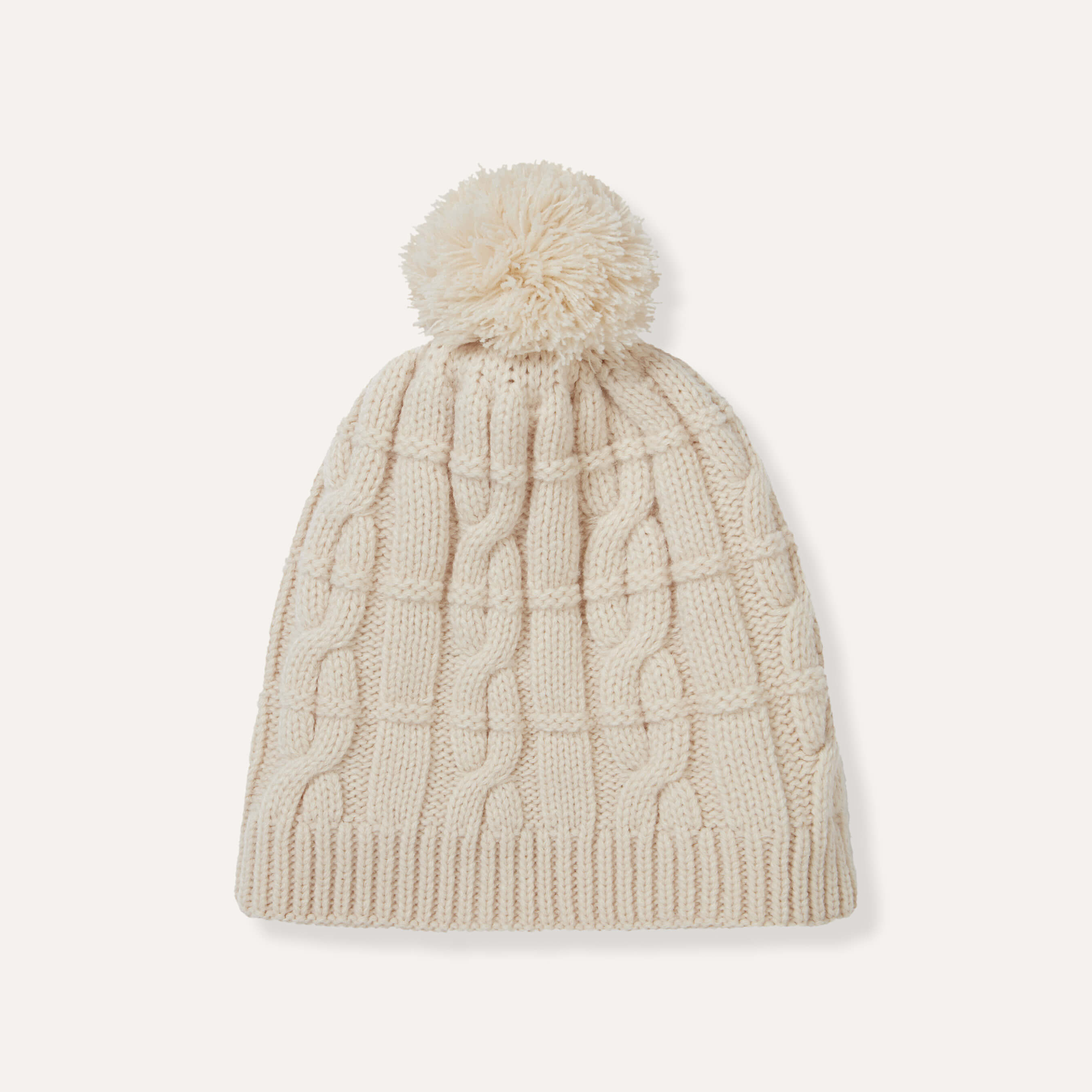 Hemsby - Waterproof Cold Weather Cable Knit Bobble Hat