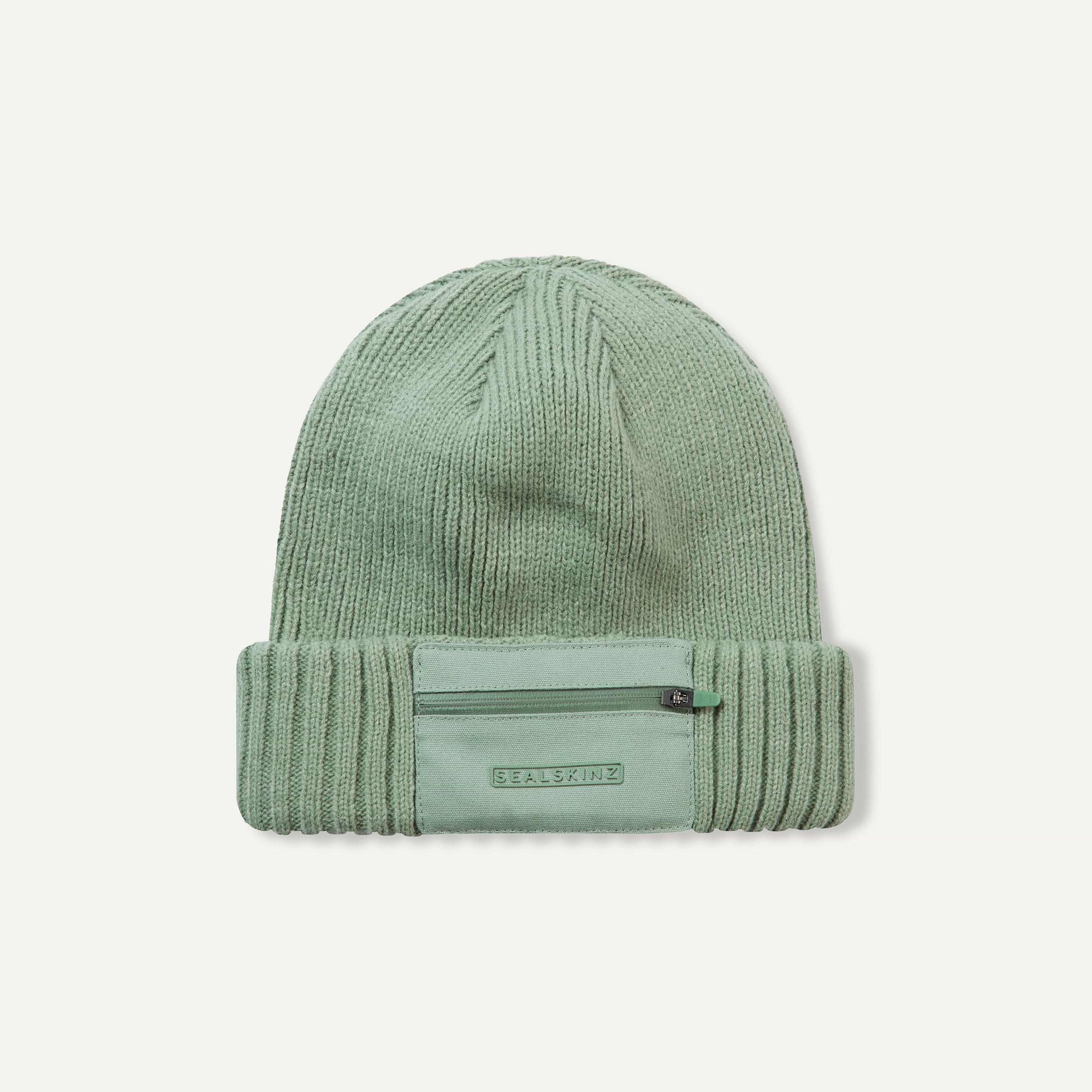 Colby - Waterproof Zipped Pocket Knitted Beanie – Sealskinz USA