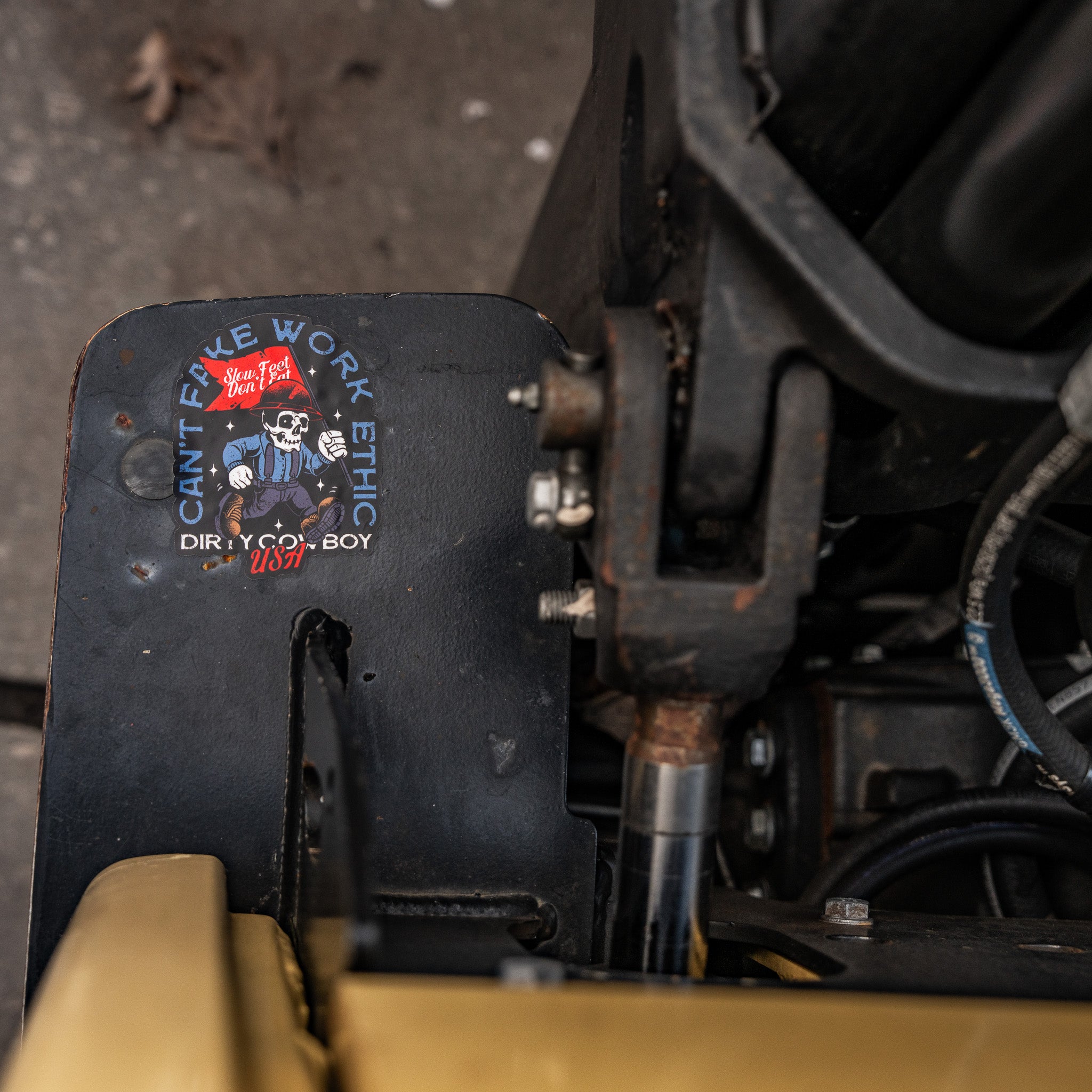 Can't Fake Work Ethic Decal Sticker - DIRTY COWBOY MFG