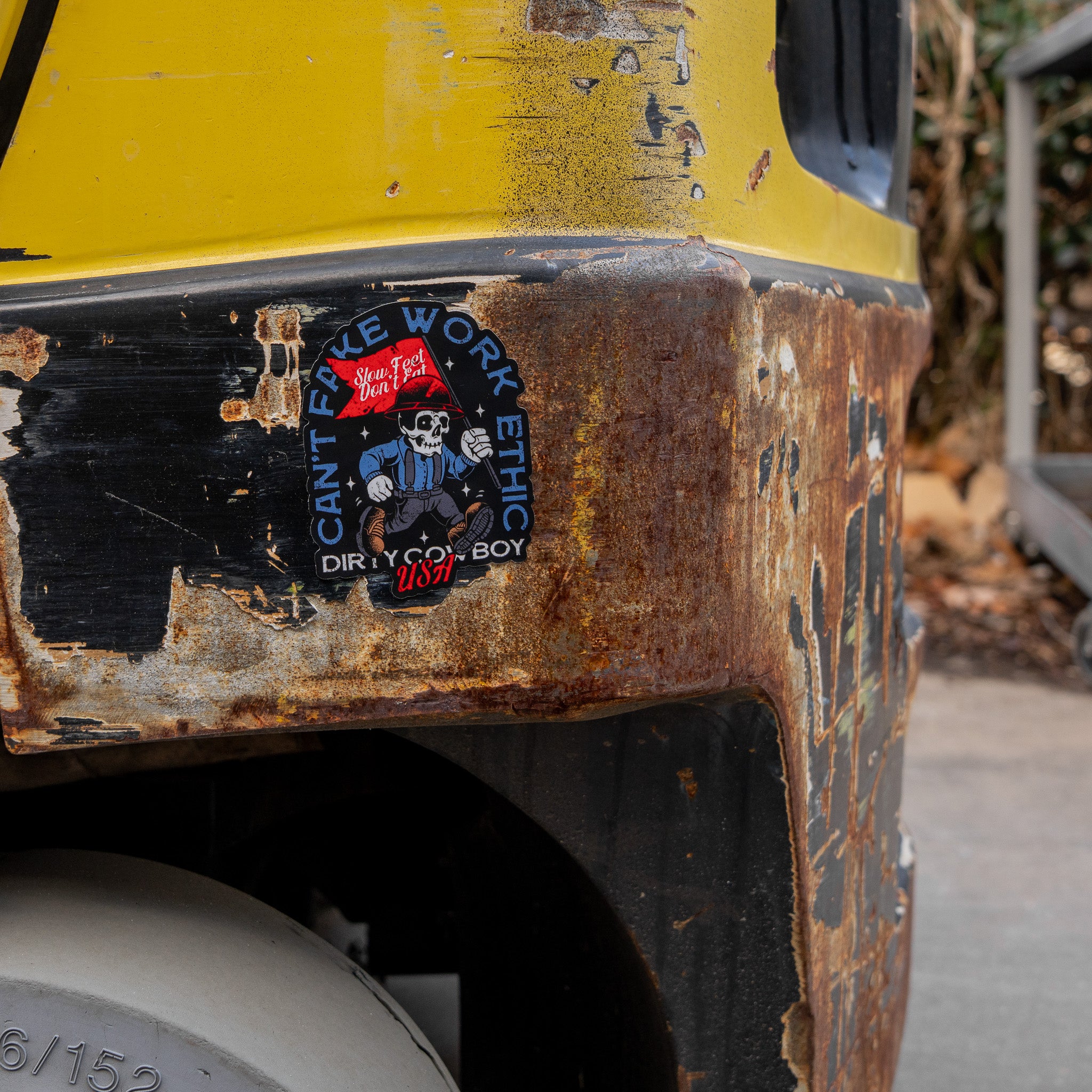 Can't Fake Work Ethic Decal Sticker - DIRTY COWBOY MFG