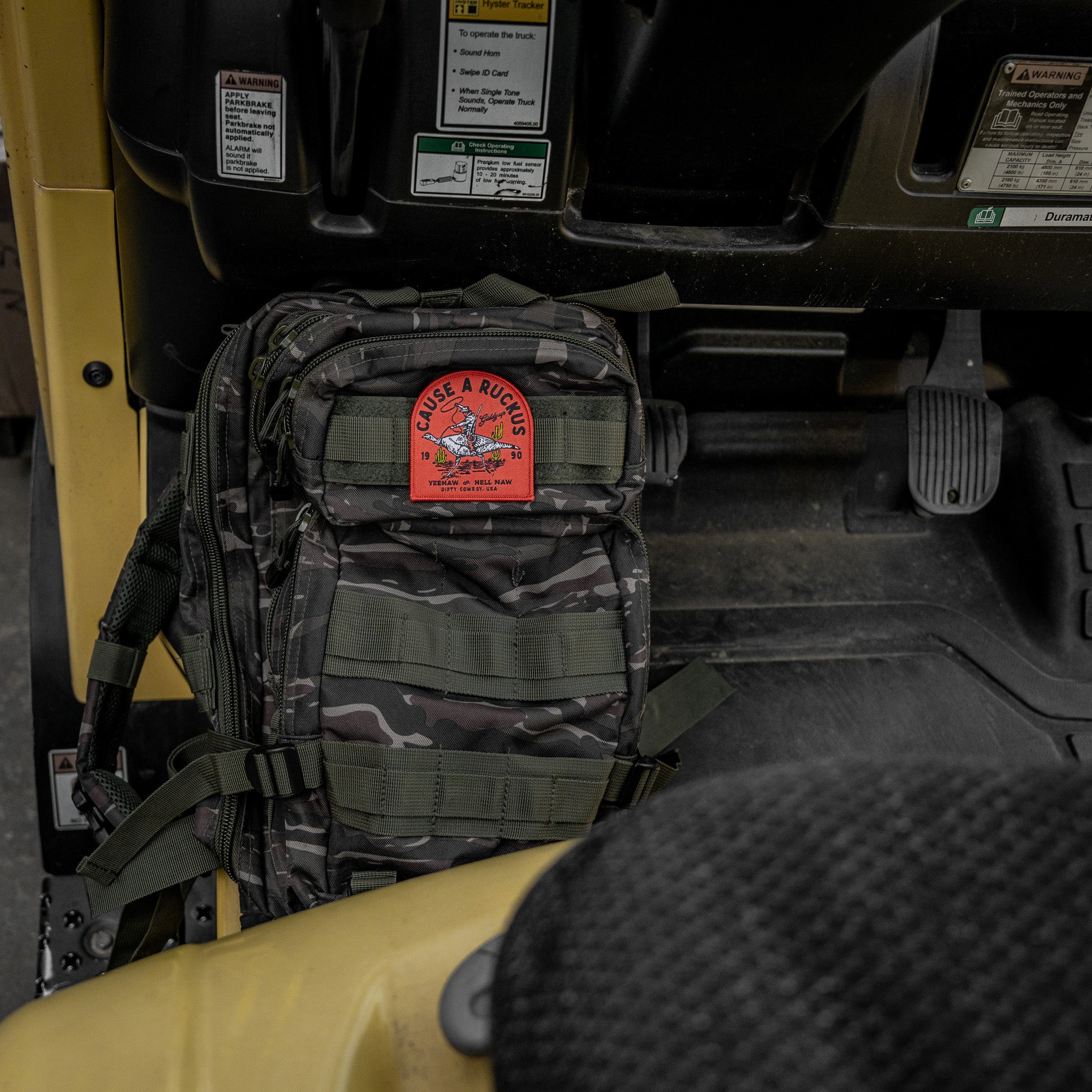 Cause A Ruckus Velcro Patch - DIRTY COWBOY MFG
