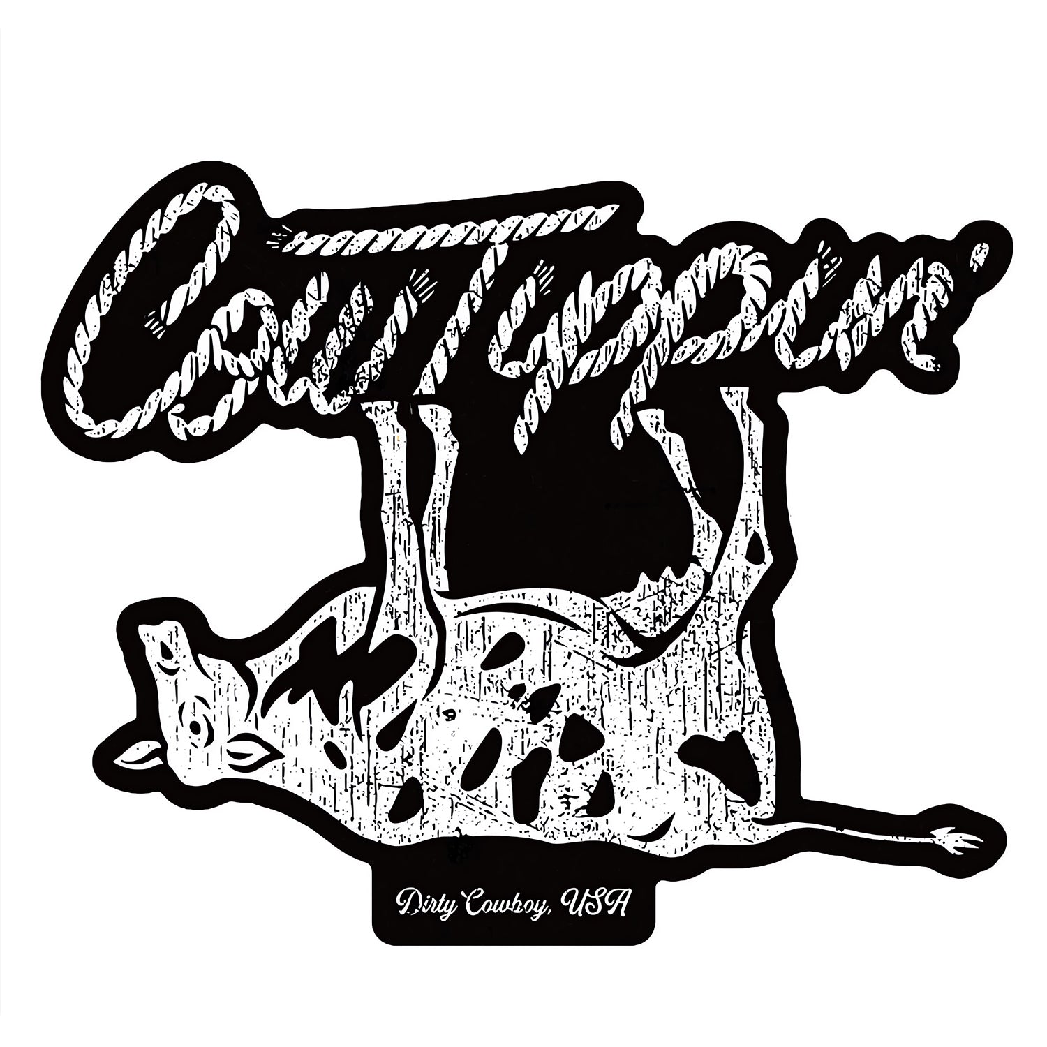 Cow Tippin' Ranch Decal