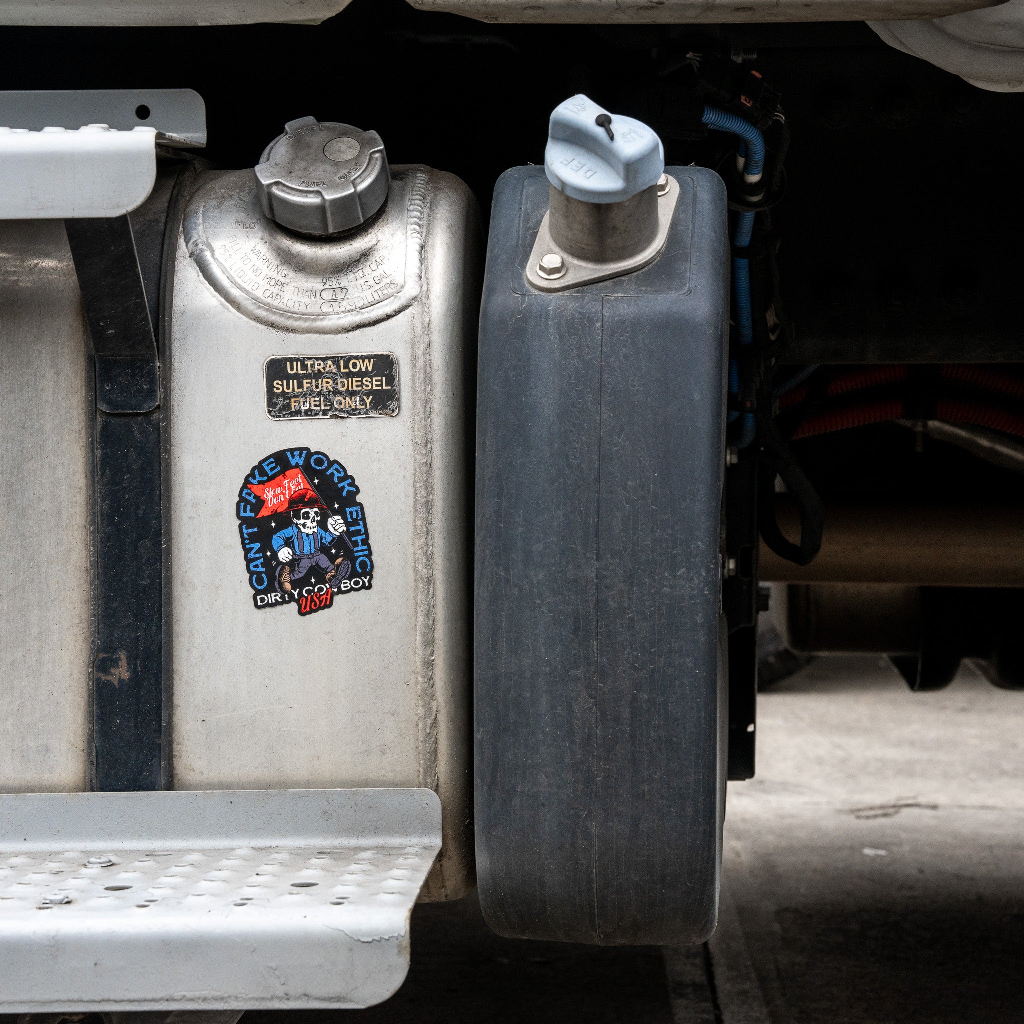 Can't Fake Work Ethic Decal Sticker - DIRTY COWBOY MFG