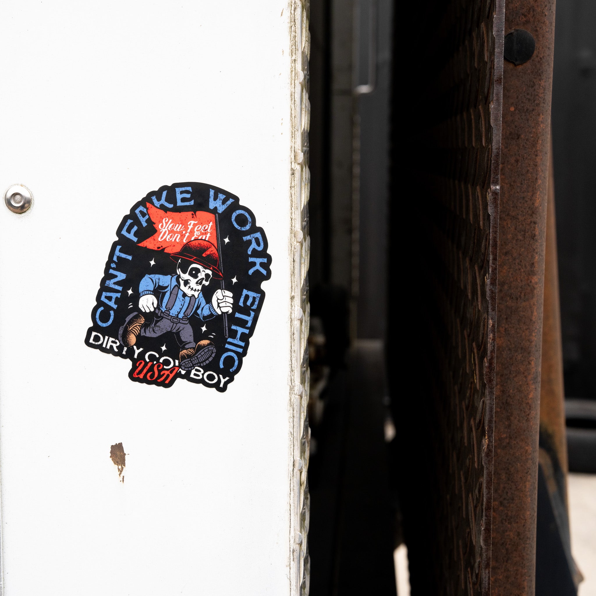 Can't Fake Work Ethic Decal Sticker - DIRTY COWBOY MFG