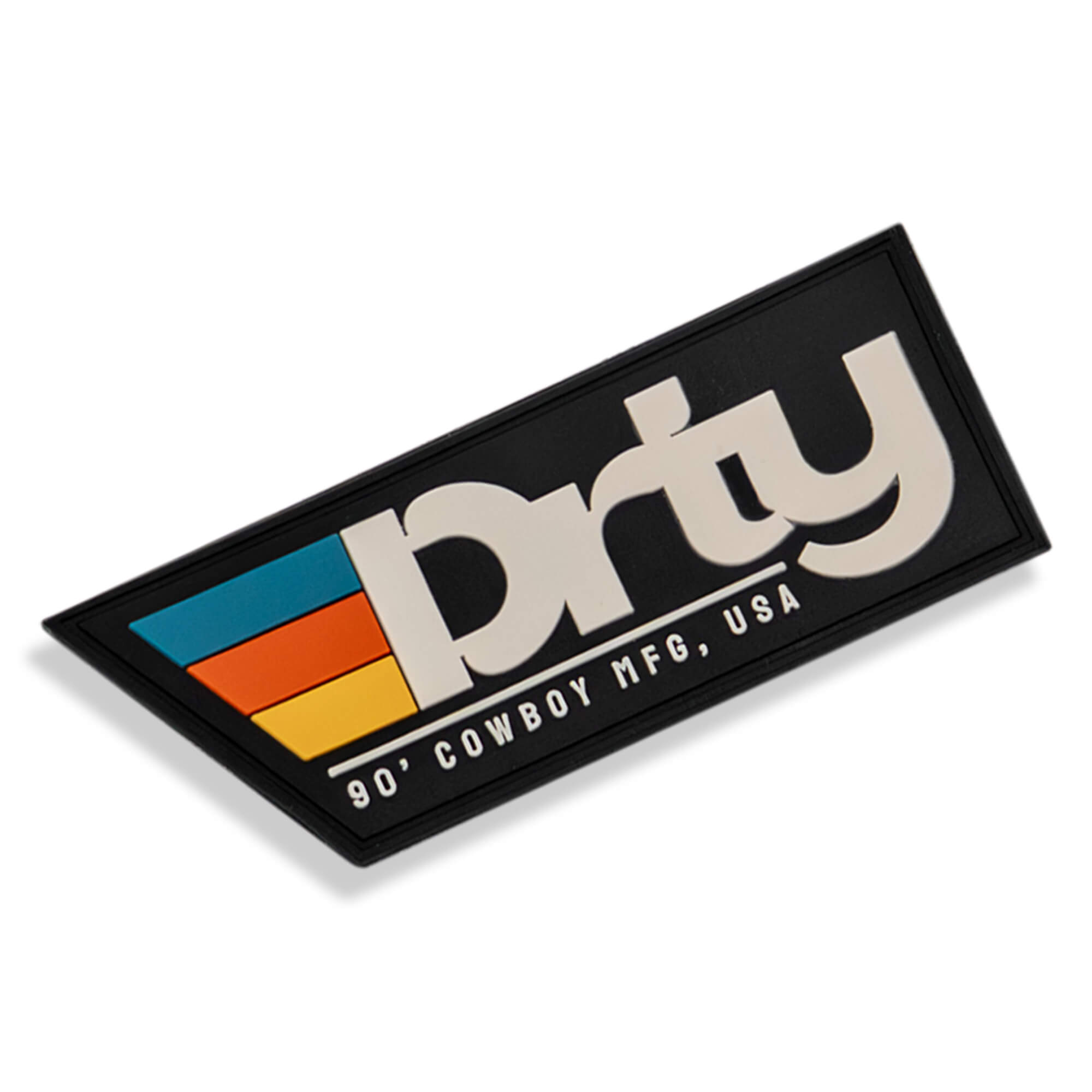 Branded DRTY Original PVC Patch - DIRTY COWBOY MFG