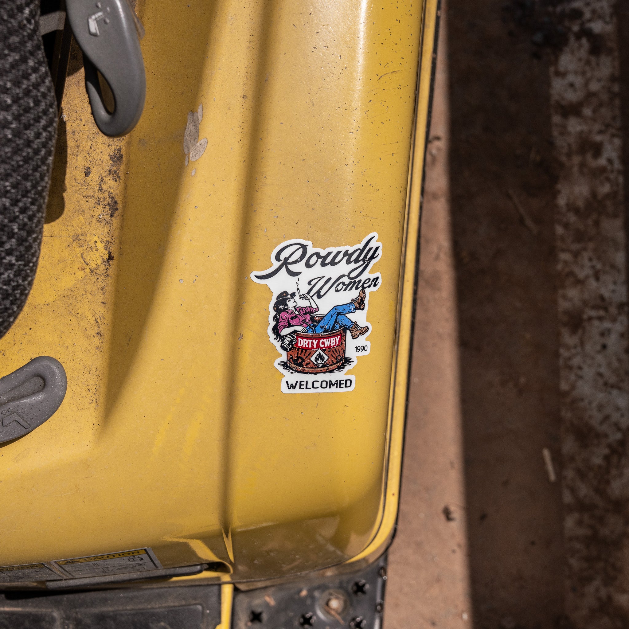 Rowdy Women Welcomed Decal - DIRTY COWBOY MFG