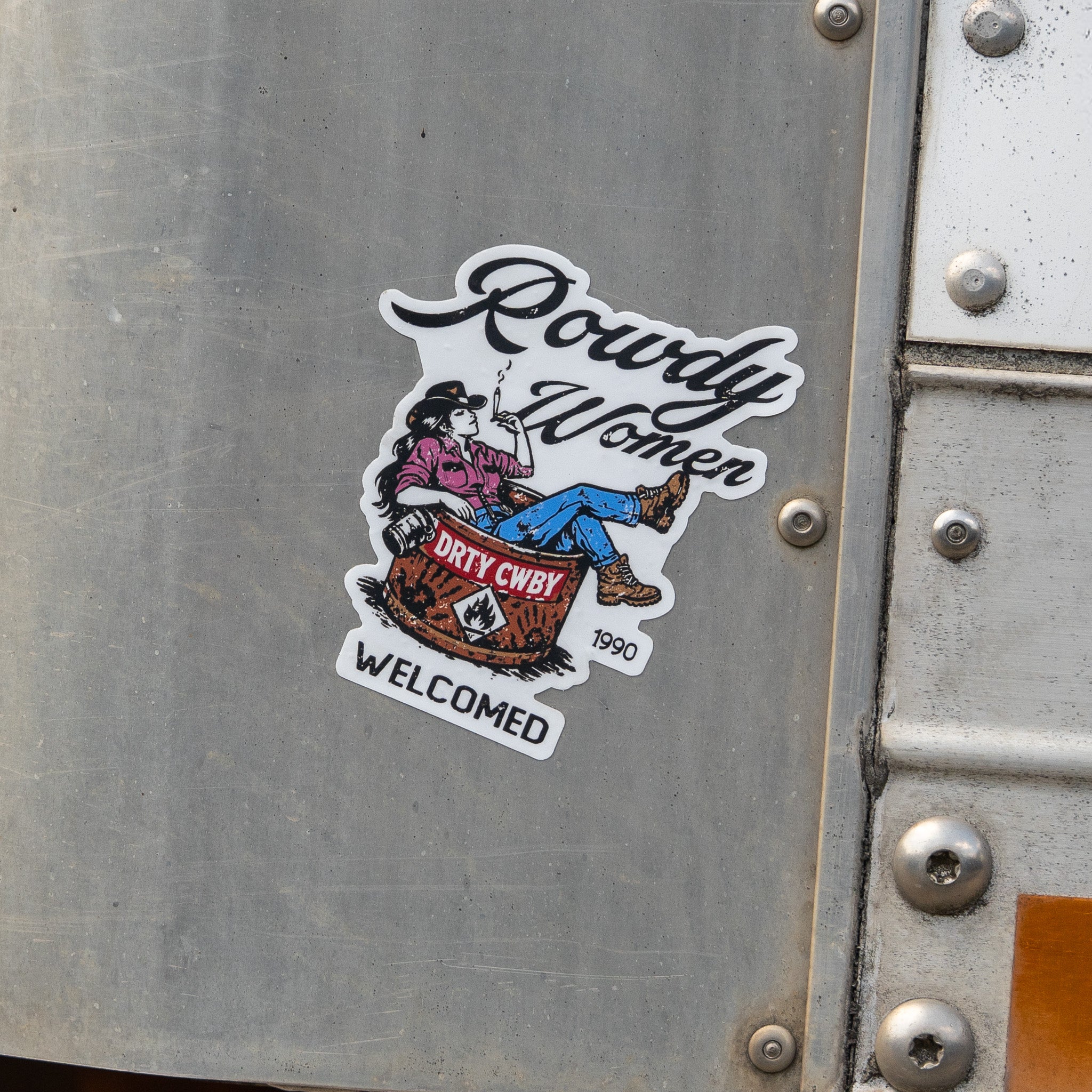 Rowdy Women Welcomed Decal - DIRTY COWBOY MFG