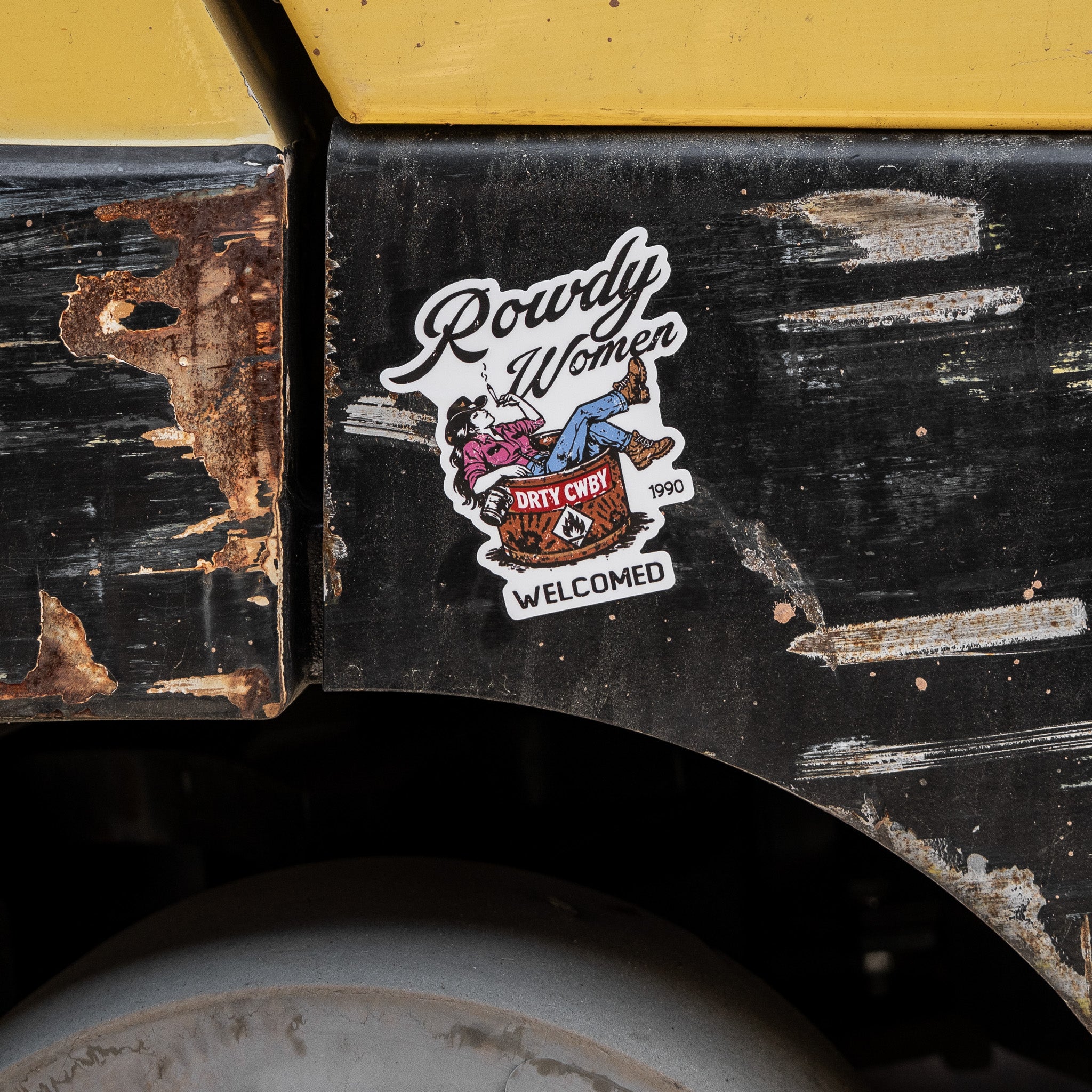 Rowdy Women Welcomed Decal - DIRTY COWBOY MFG
