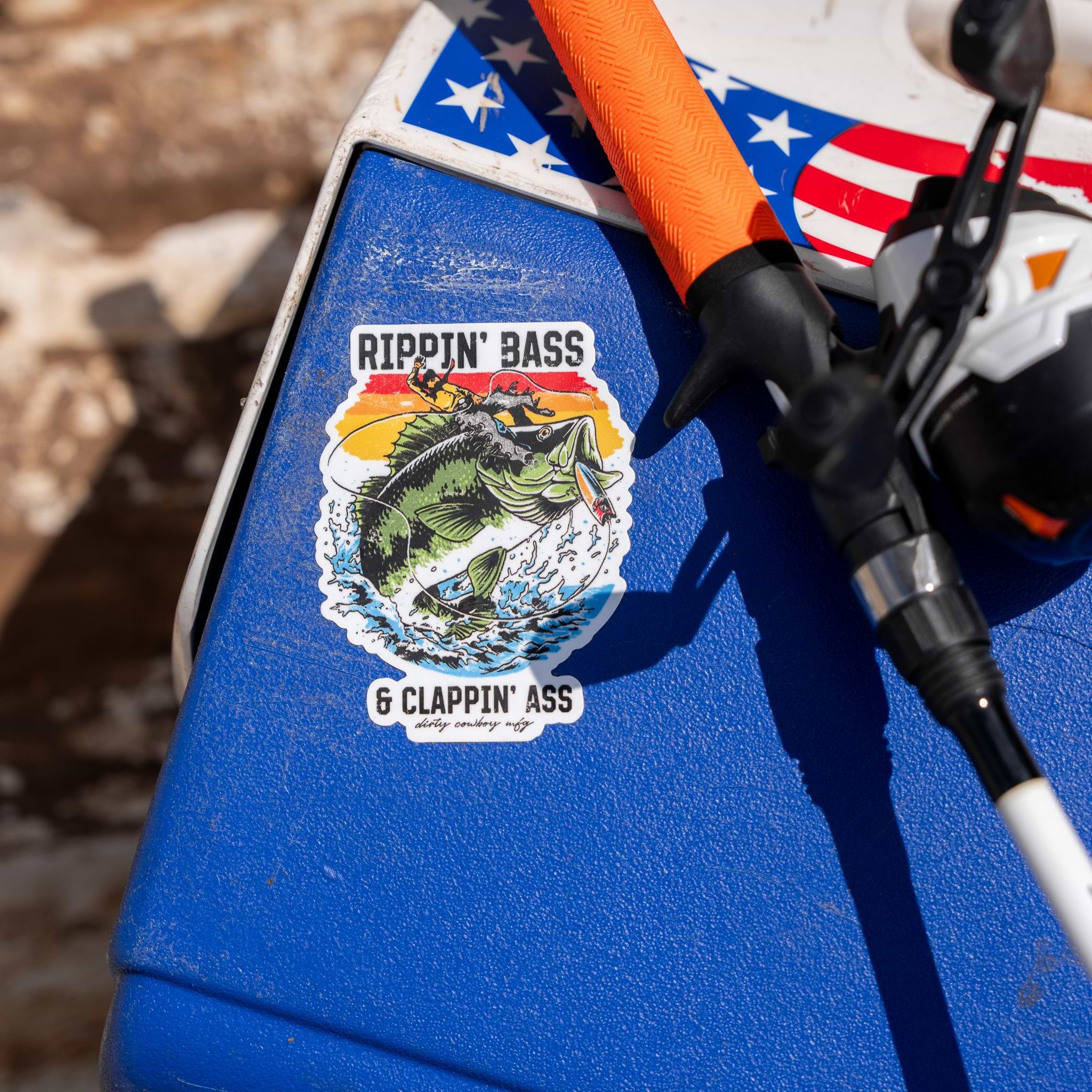 Rippin' Bass & Clappin' Ass Decal