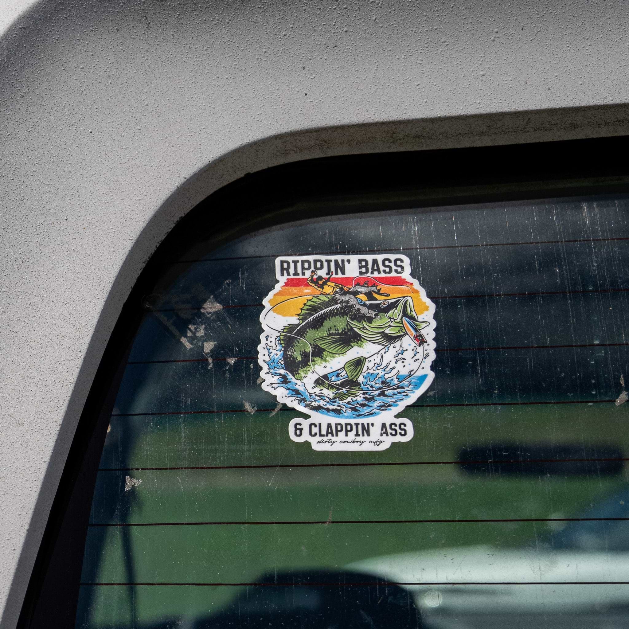 Rippin' Bass & Clappin' Ass Decal