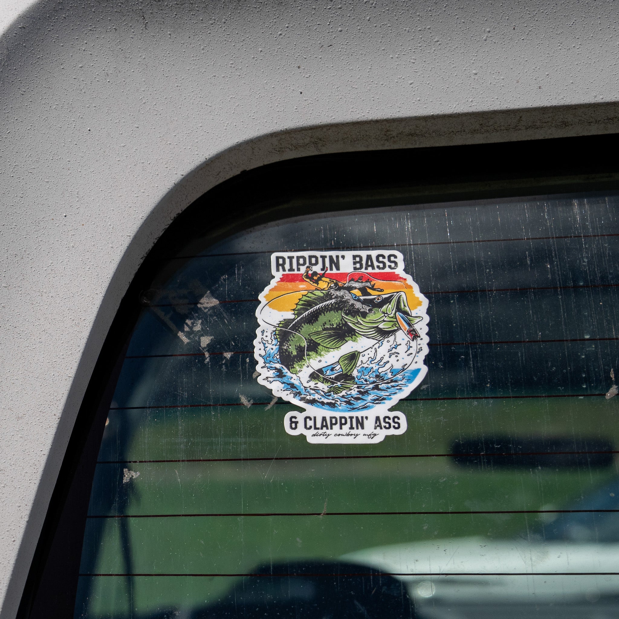 Rippin' Bass & Clappin' Ass Decal