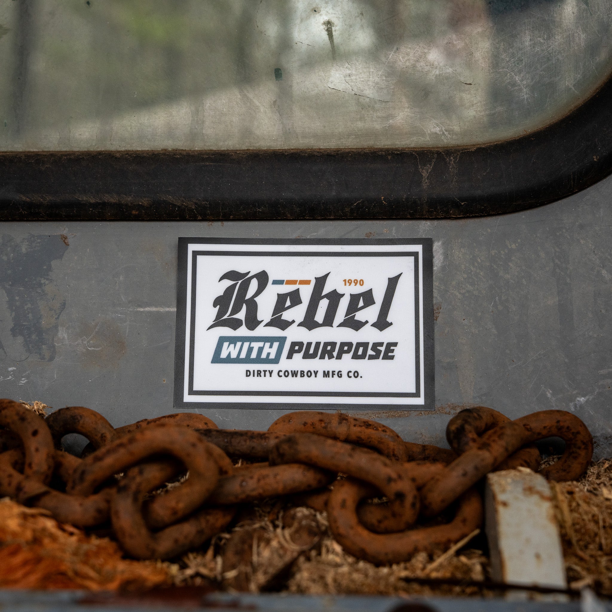 Rebel With Purpose Decal - DIRTY COWBOY MFG