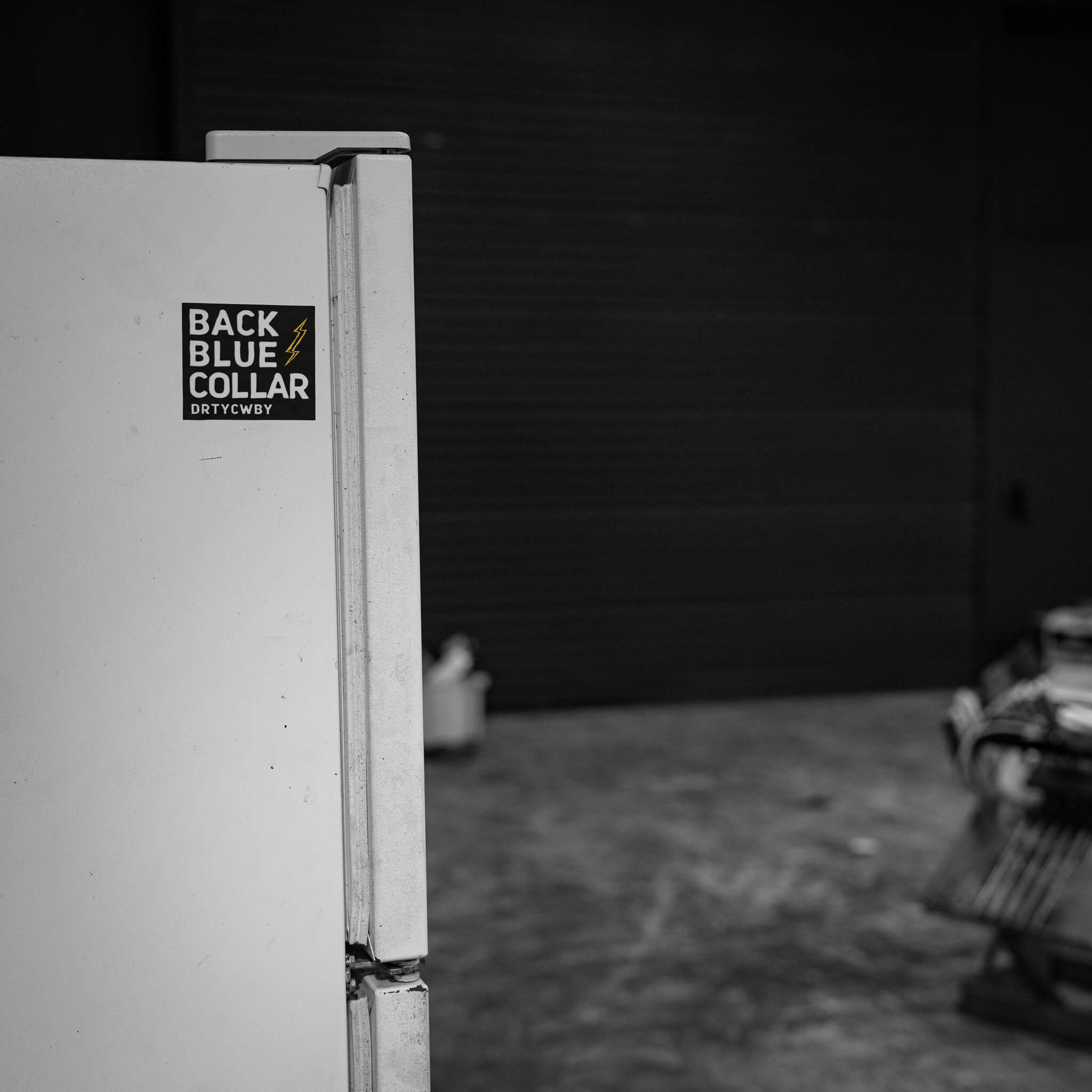 Back Blue Collar Decal - DIRTY COWBOY MFG