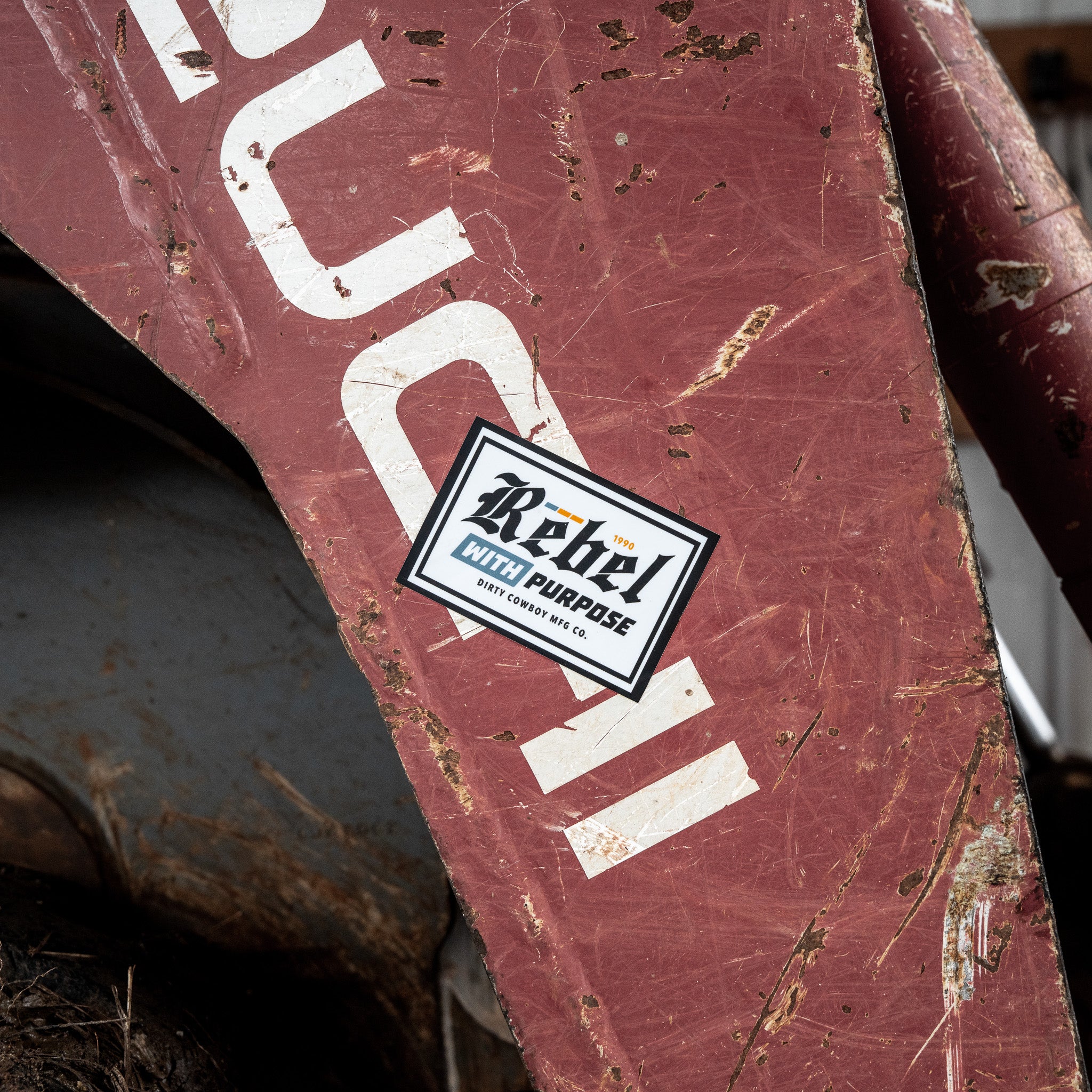 Rebel With Purpose Decal - DIRTY COWBOY MFG