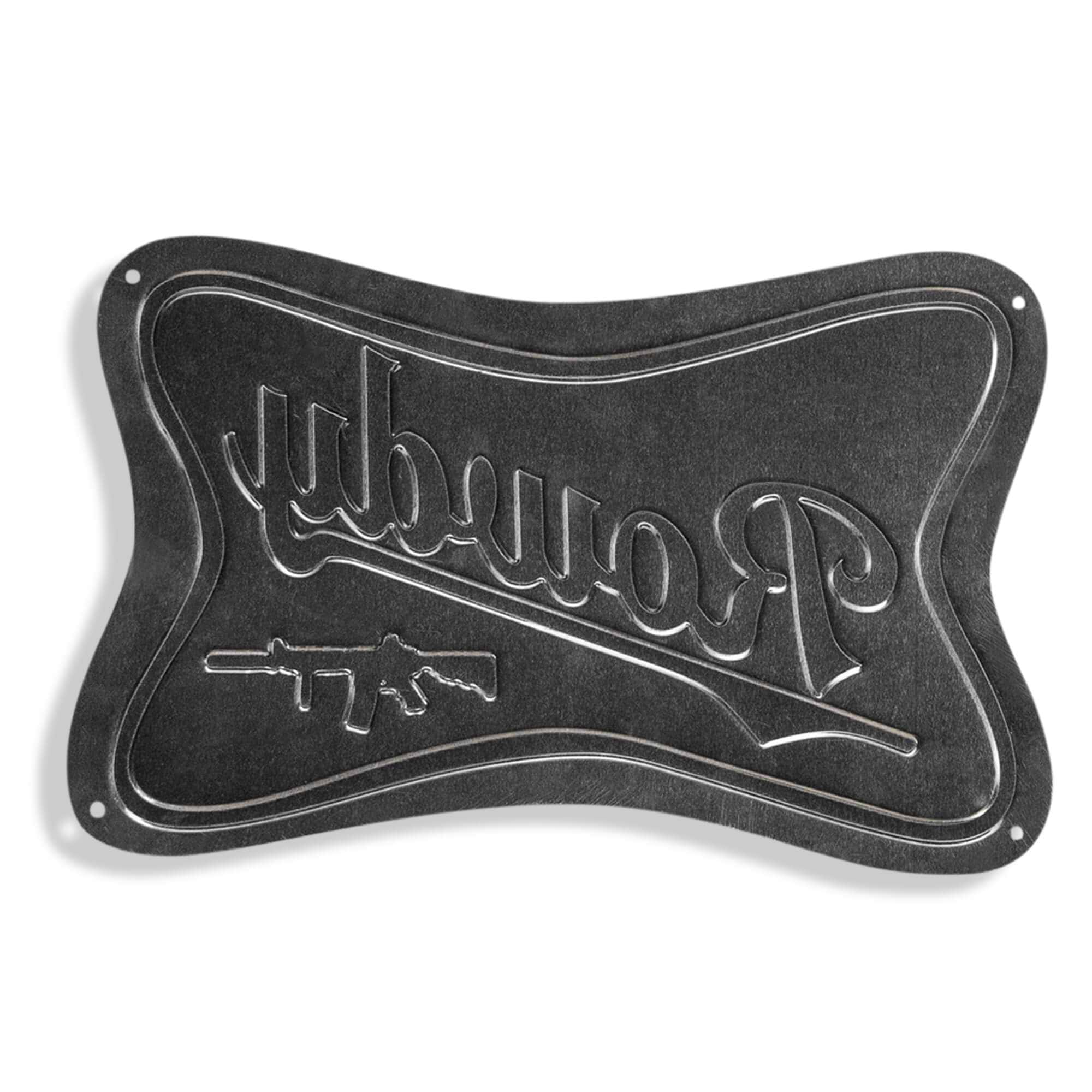 Rowdy Wall Mounting Metal Sign - DIRTY COWBOY MFG