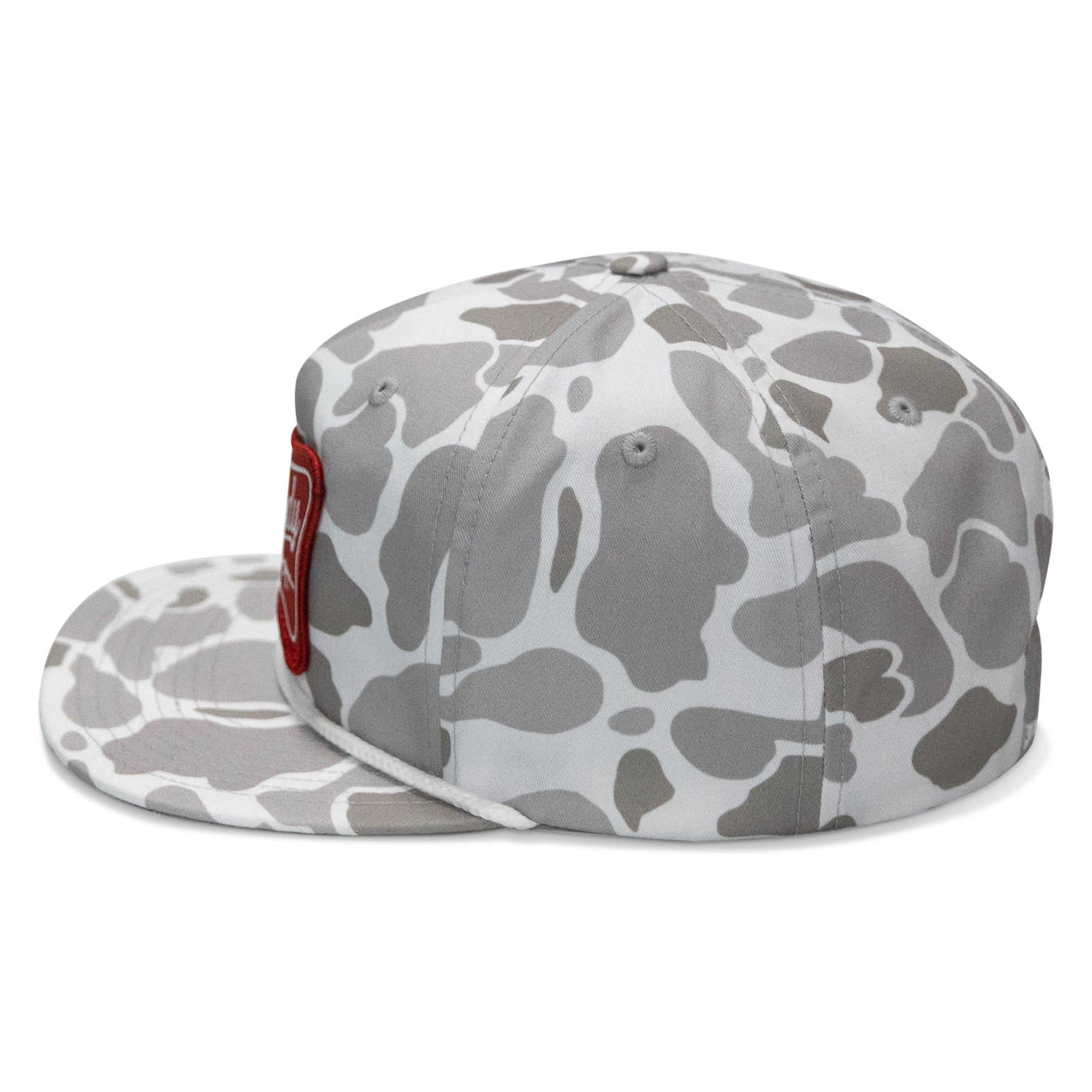 Rowdy Beer Logo Patch Flatbill Snapback - DIRTY COWBOY MFG