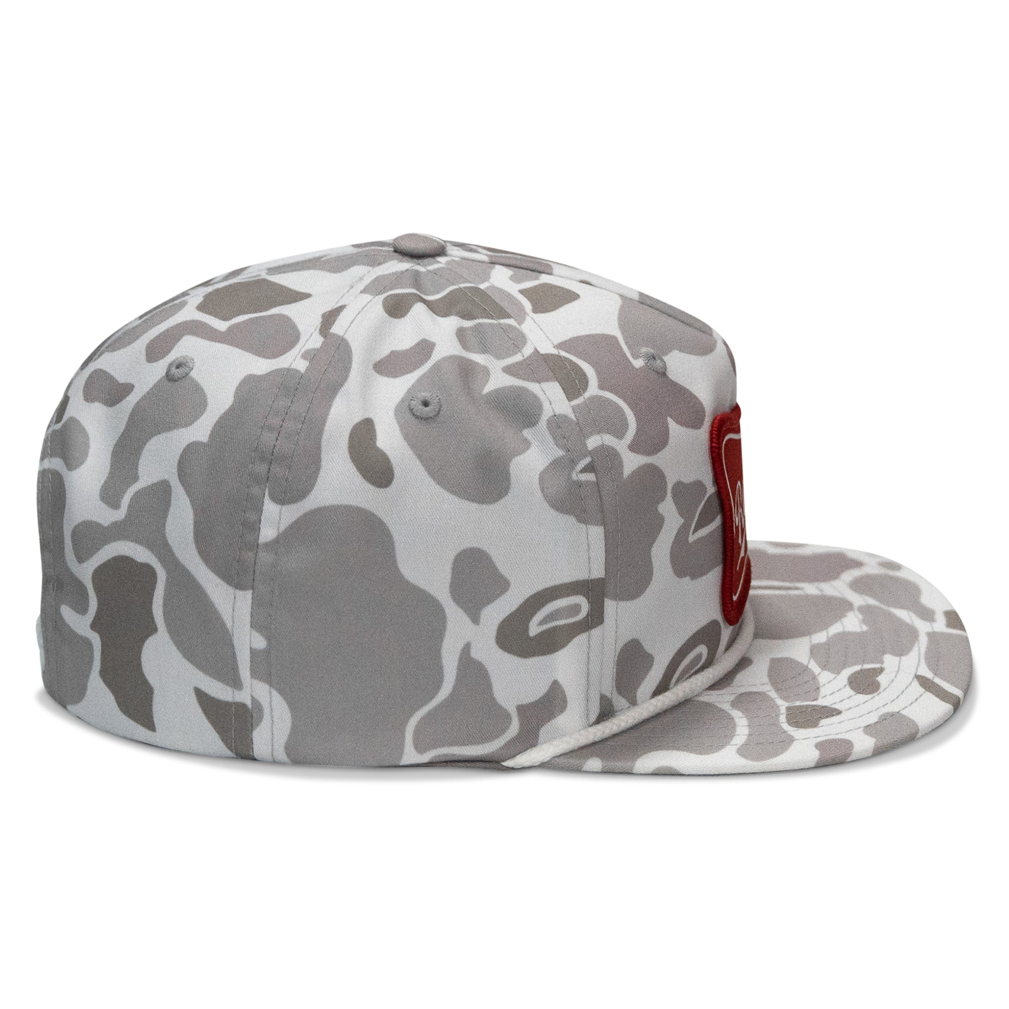 Rowdy Beer Logo Patch Flatbill Snapback - DIRTY COWBOY MFG