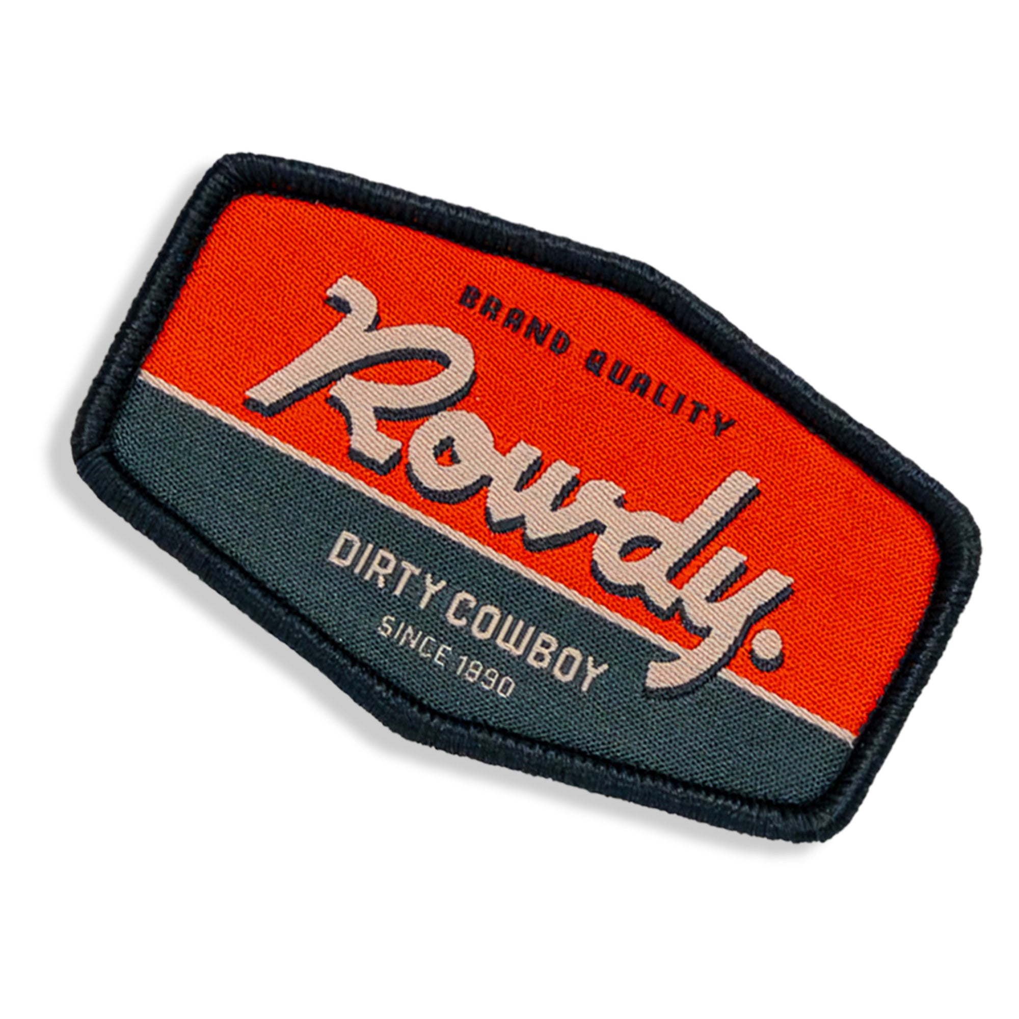 Rowdy Dirty Cowboy Velcro Patch - DIRTY COWBOY MFG