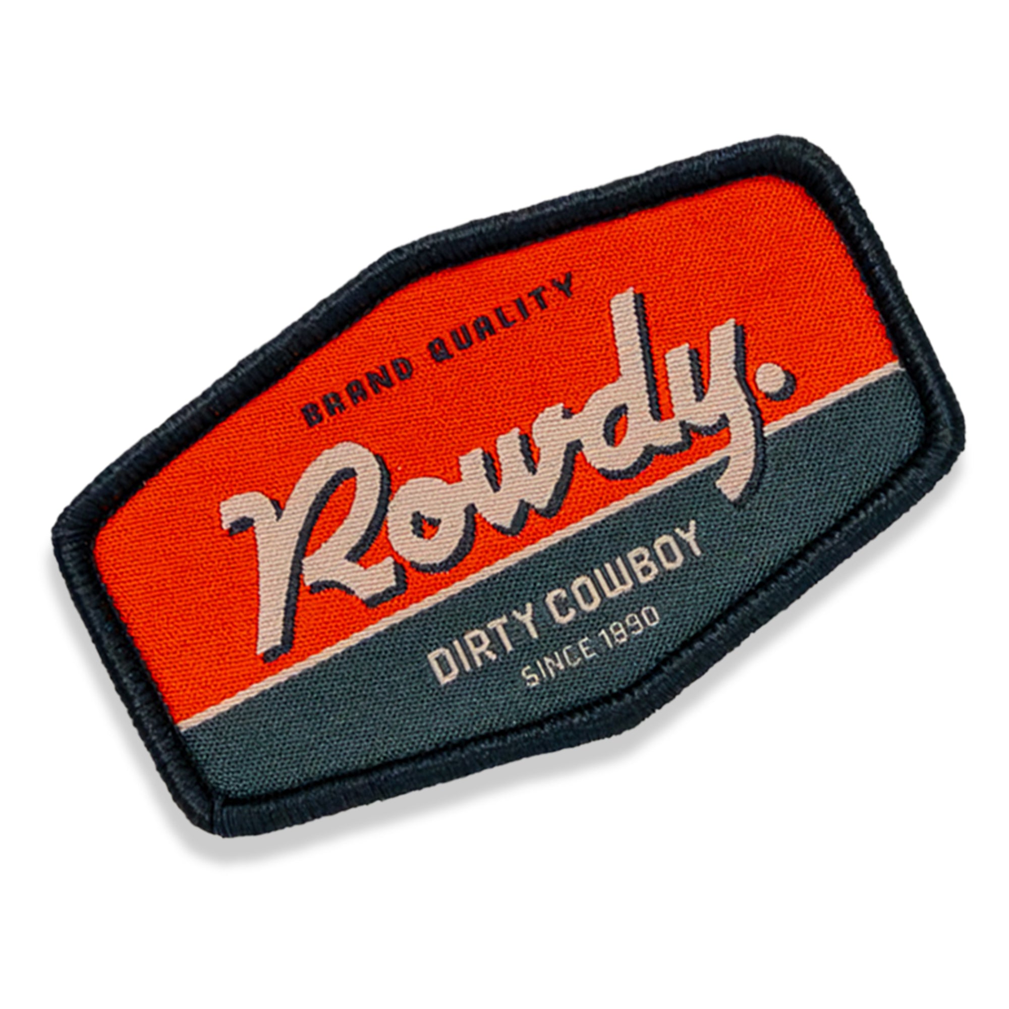 Rowdy Dirty Cowboy Velcro Patch - DIRTY COWBOY MFG