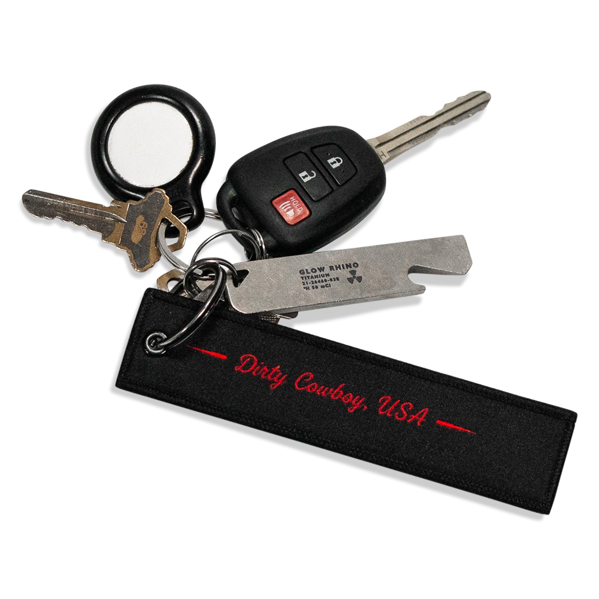 Support Blue Collar. Flight Keychain