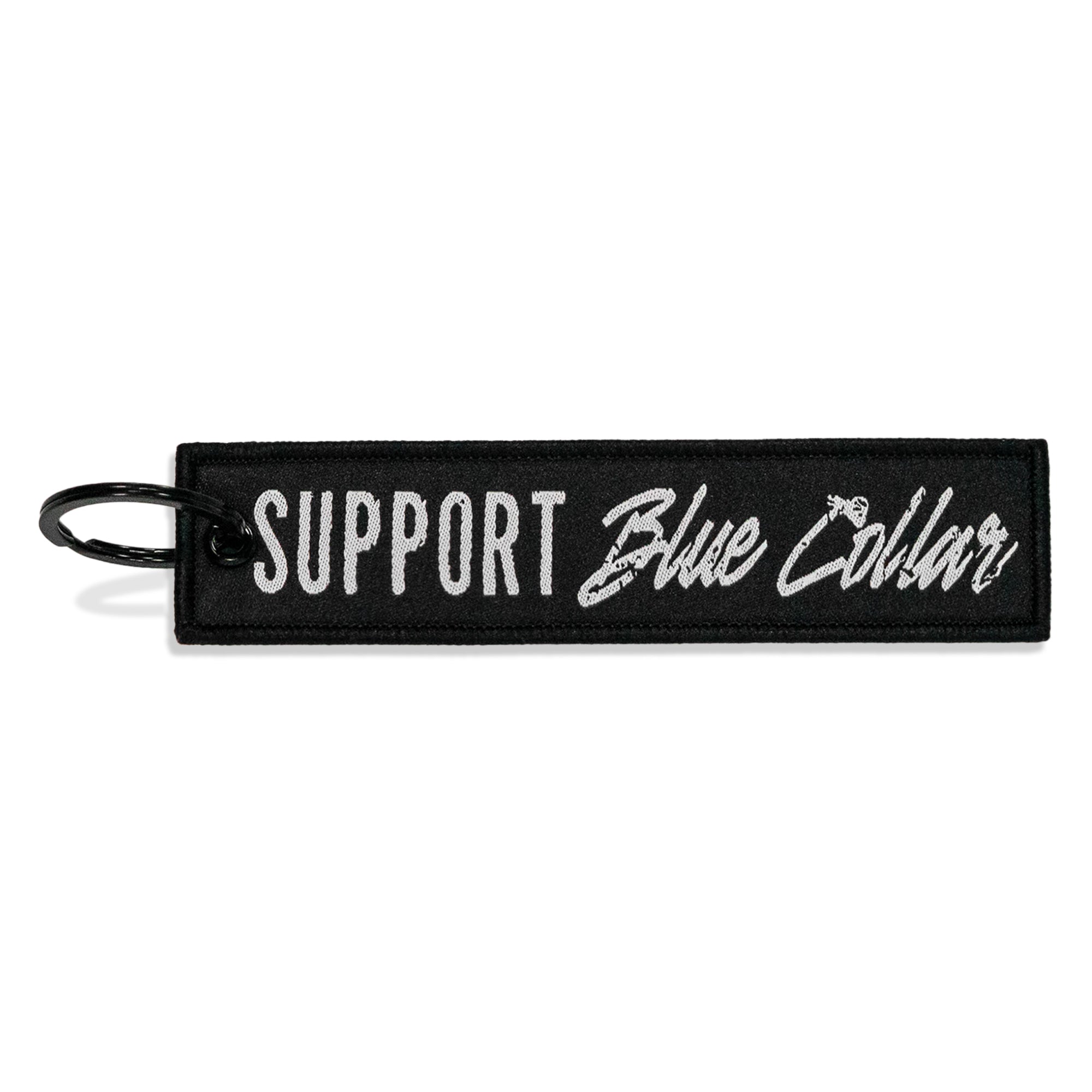 Support Blue Collar. Flight Keychain