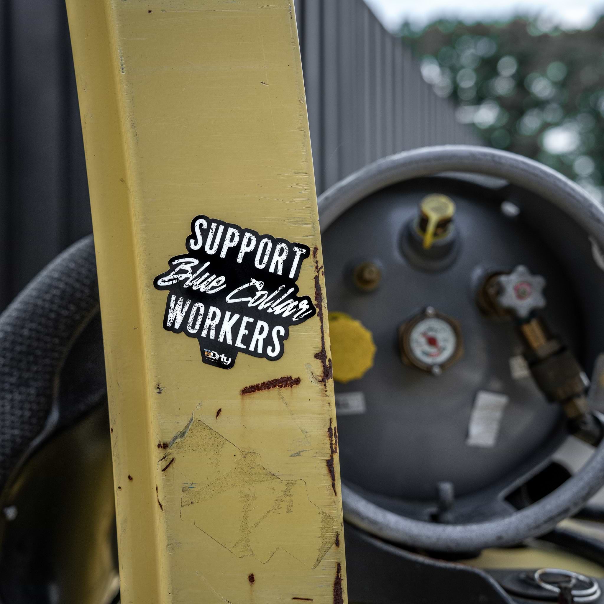 Support Blue Collar Workers Decal