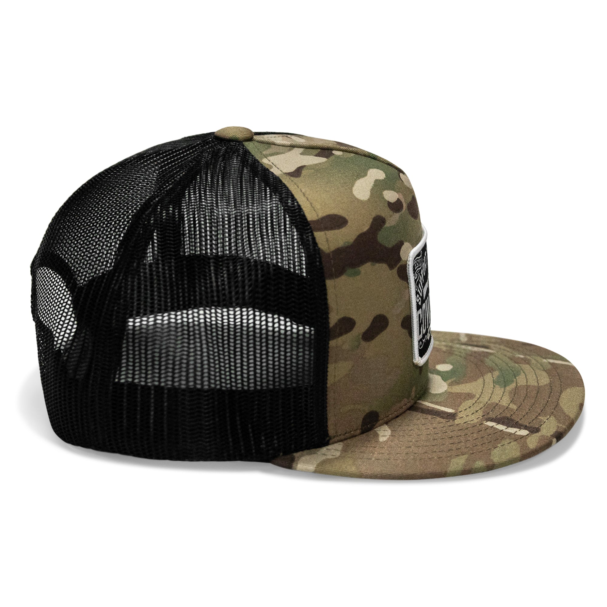 Support Your Local Cowboys Patch Flatbill Hat - DIRTY COWBOY MFG