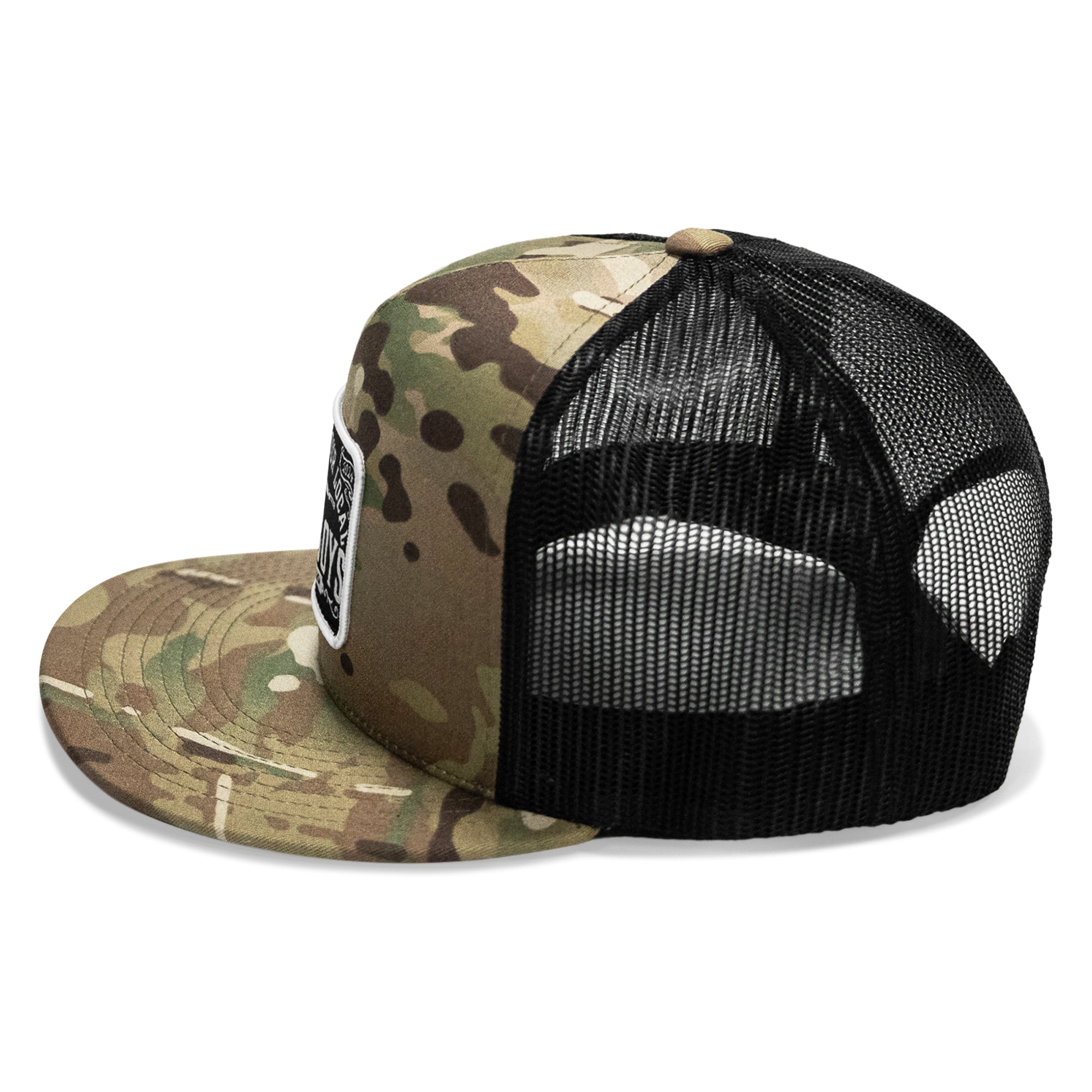 Support Your Local Cowboys Patch Flatbill Hat - DIRTY COWBOY MFG