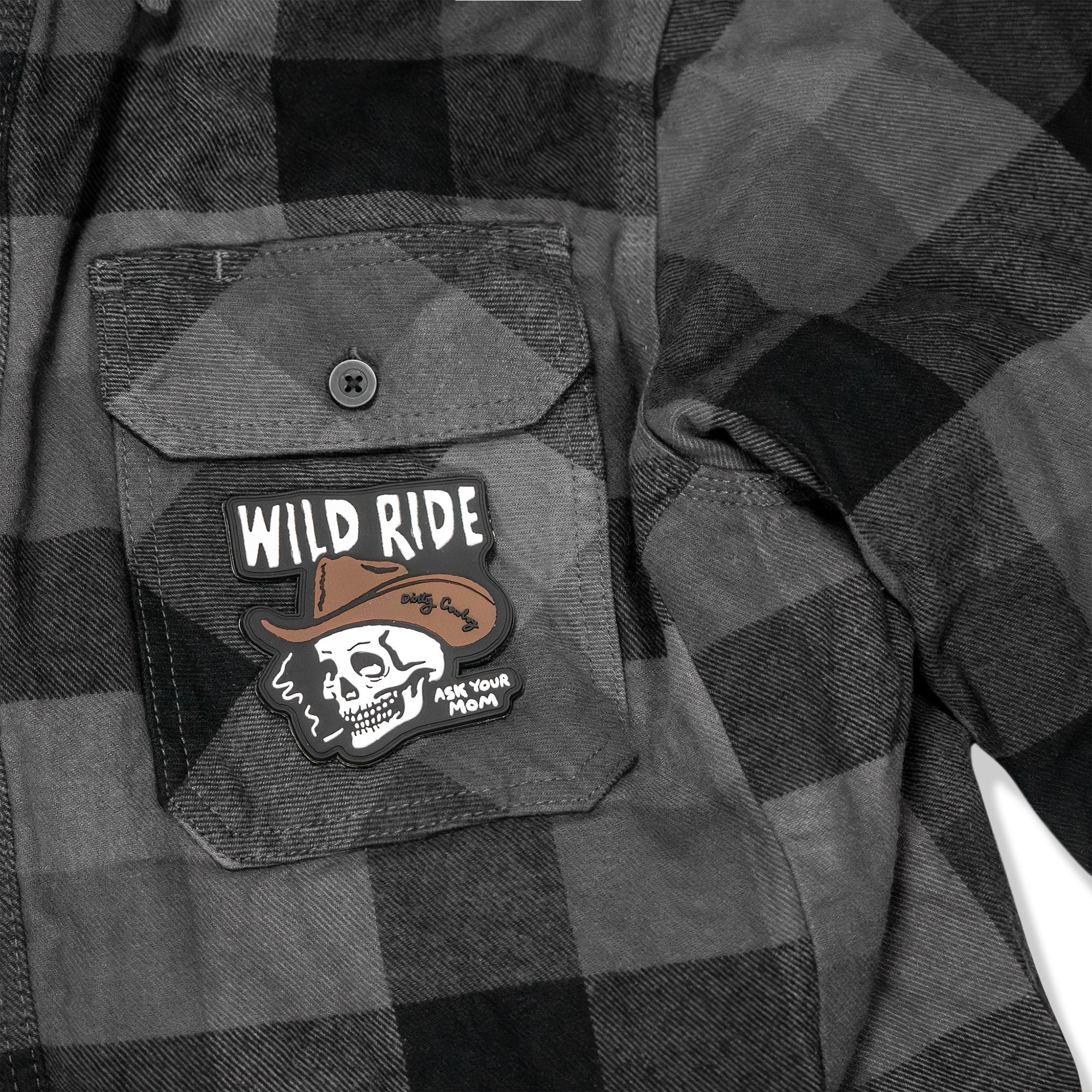 Wild Ride PVC Velcro Patch