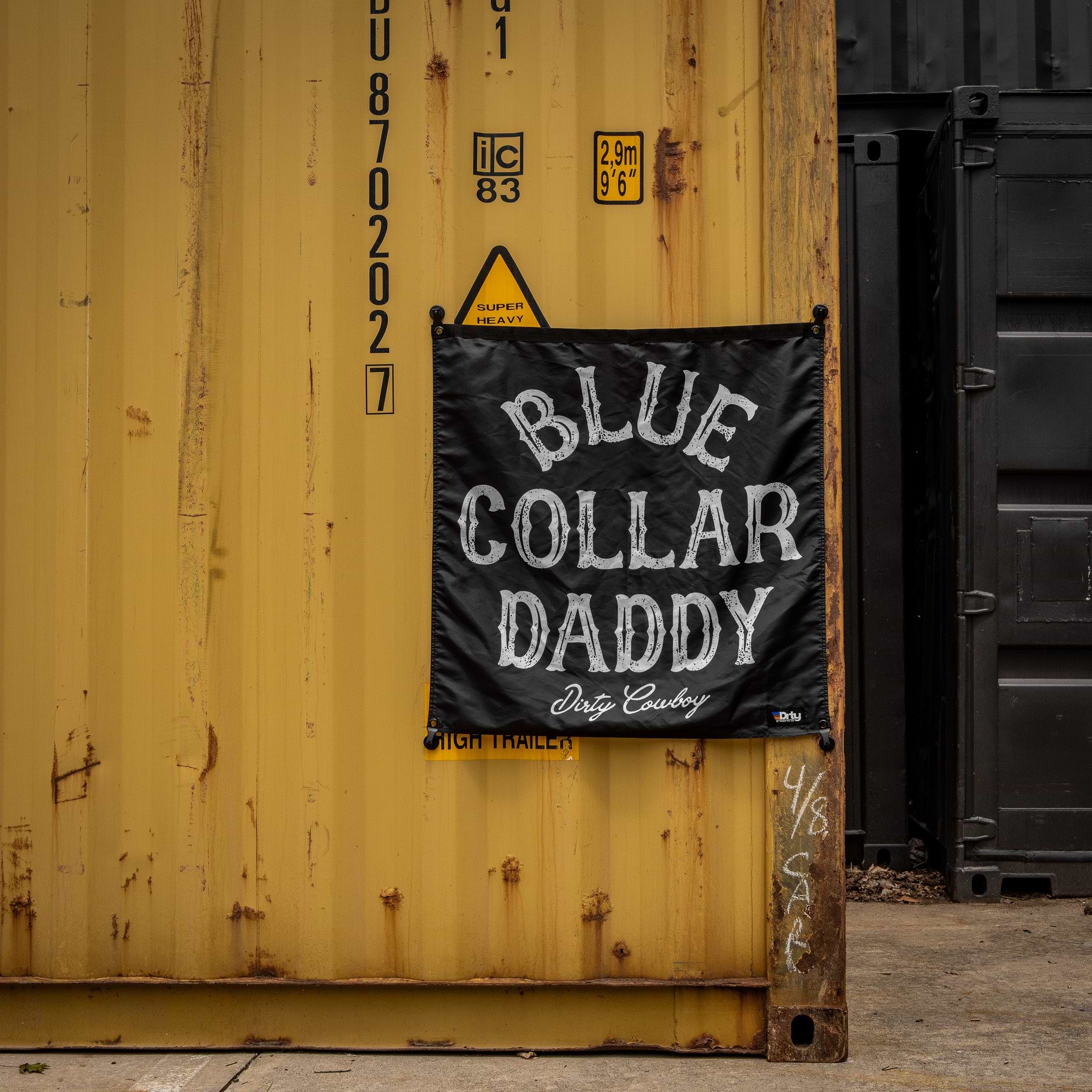 Blue Collar Daddy 3' x 3' Flag