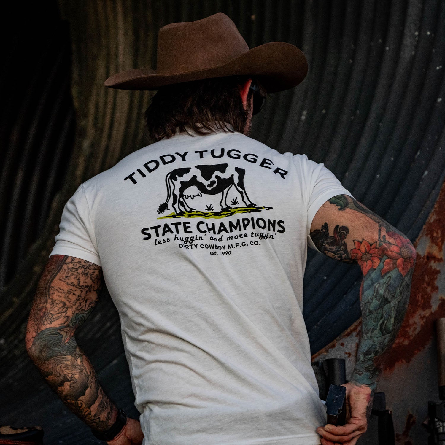 Live Wrekcless Men's T-Shirt | Dirty Cowboy, USA