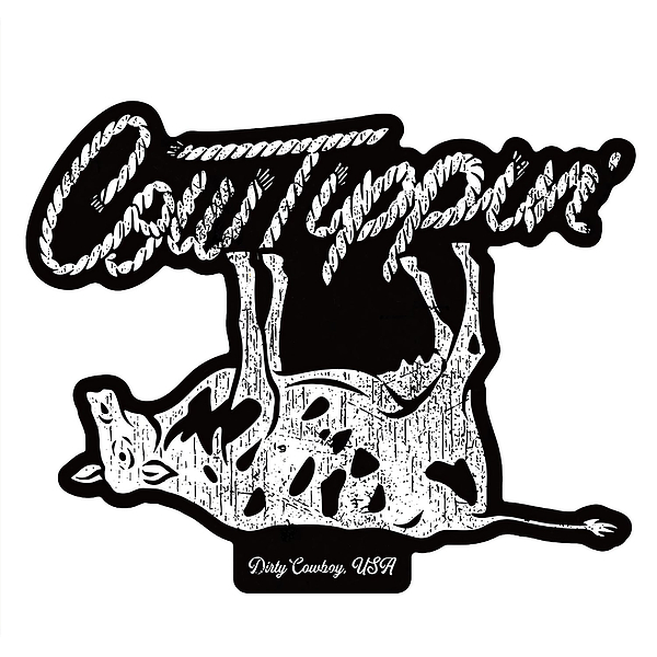 Cow Tippin' Ranch Decal