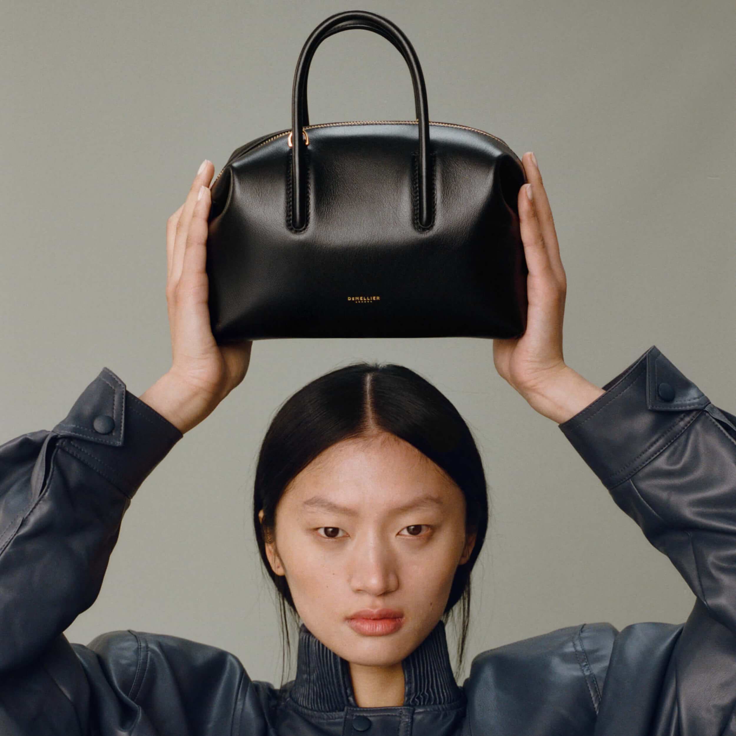 The Small Stockholm | Black Fine Grain | DeMellier