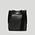 New York Large Bucket crossbody bag black small grain ecru stitching WS 1