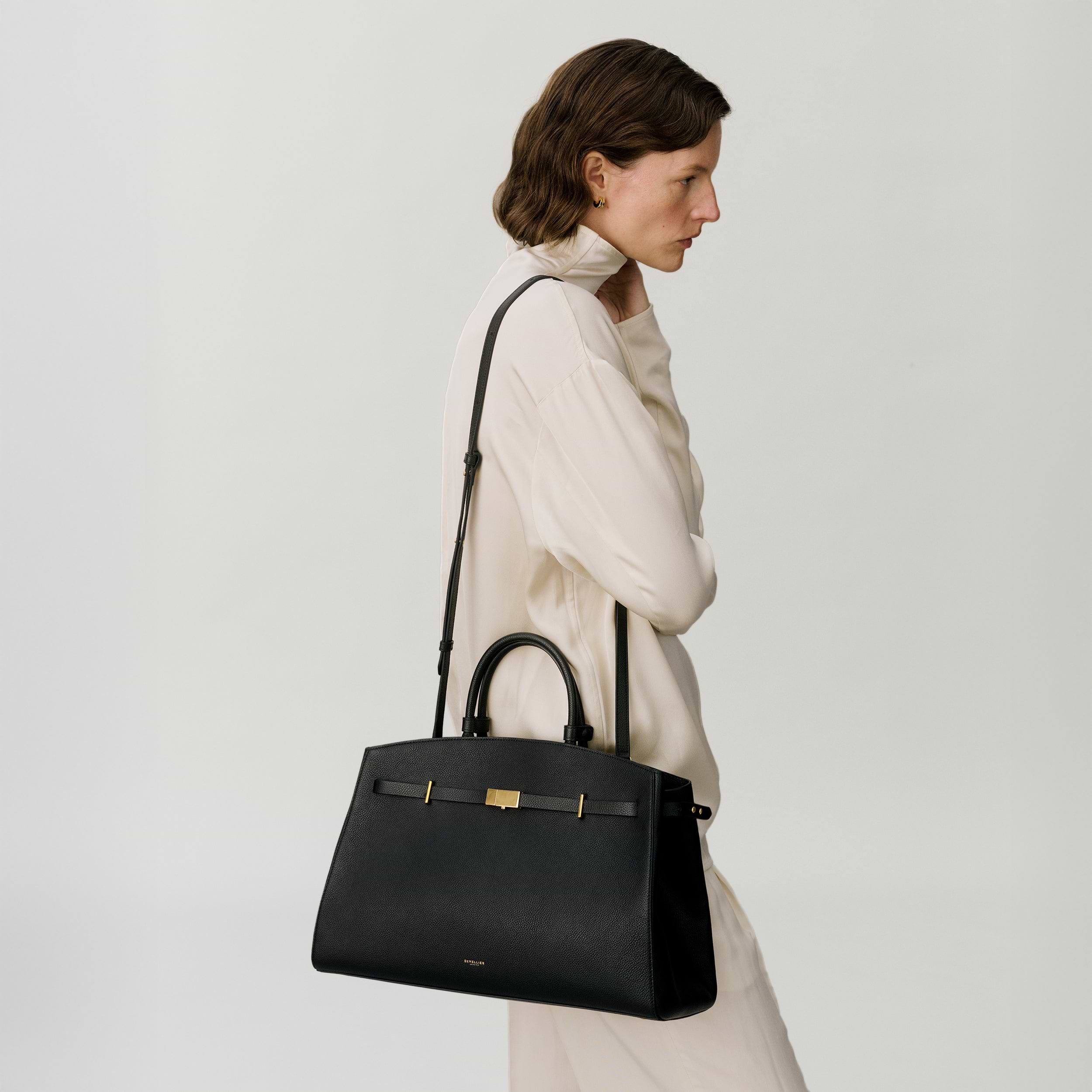 バッグ Demellier Hudson Bag DeMellier Hudson Tote Bag | Brown | FARFETCH