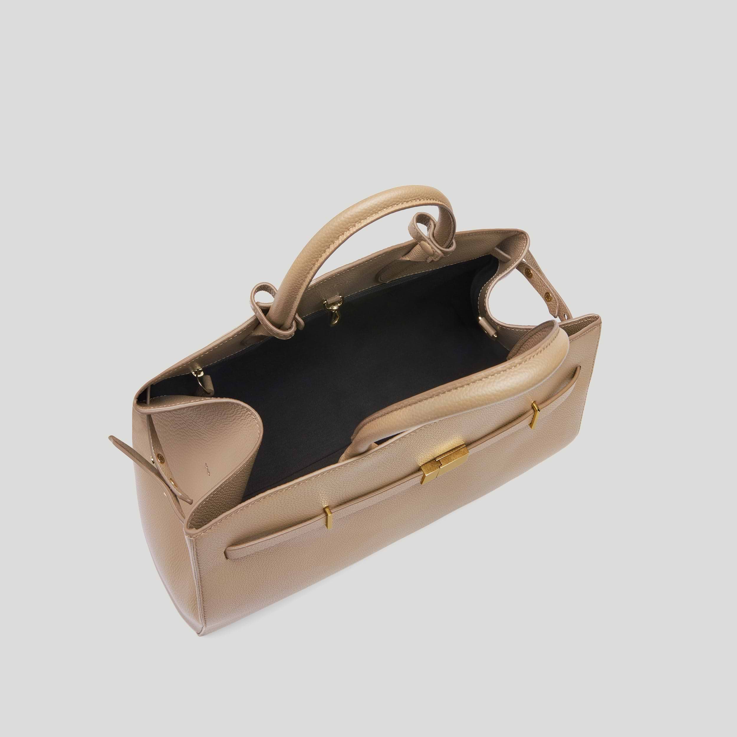 【最終】DEMELLIER デメリエー　The Hudson Dark Sand The Hudson | Dark Sand Small Grain | Demellier