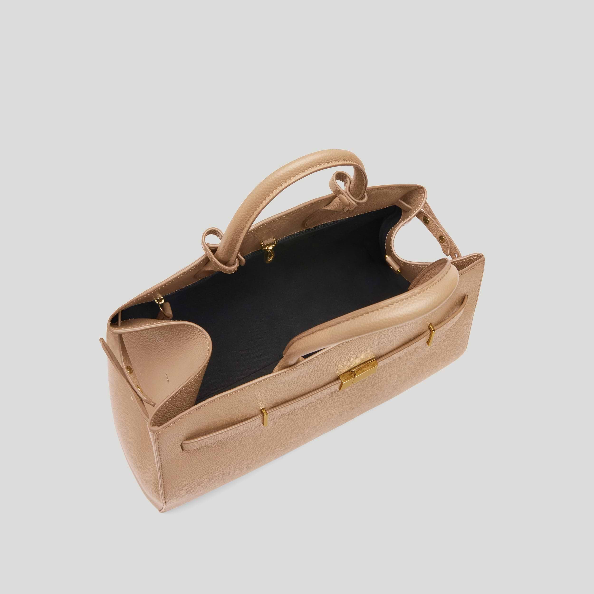 【最終】DEMELLIER デメリエー　The Hudson Dark Sand The Hudson | Dark Sand Small Grain | Demellier