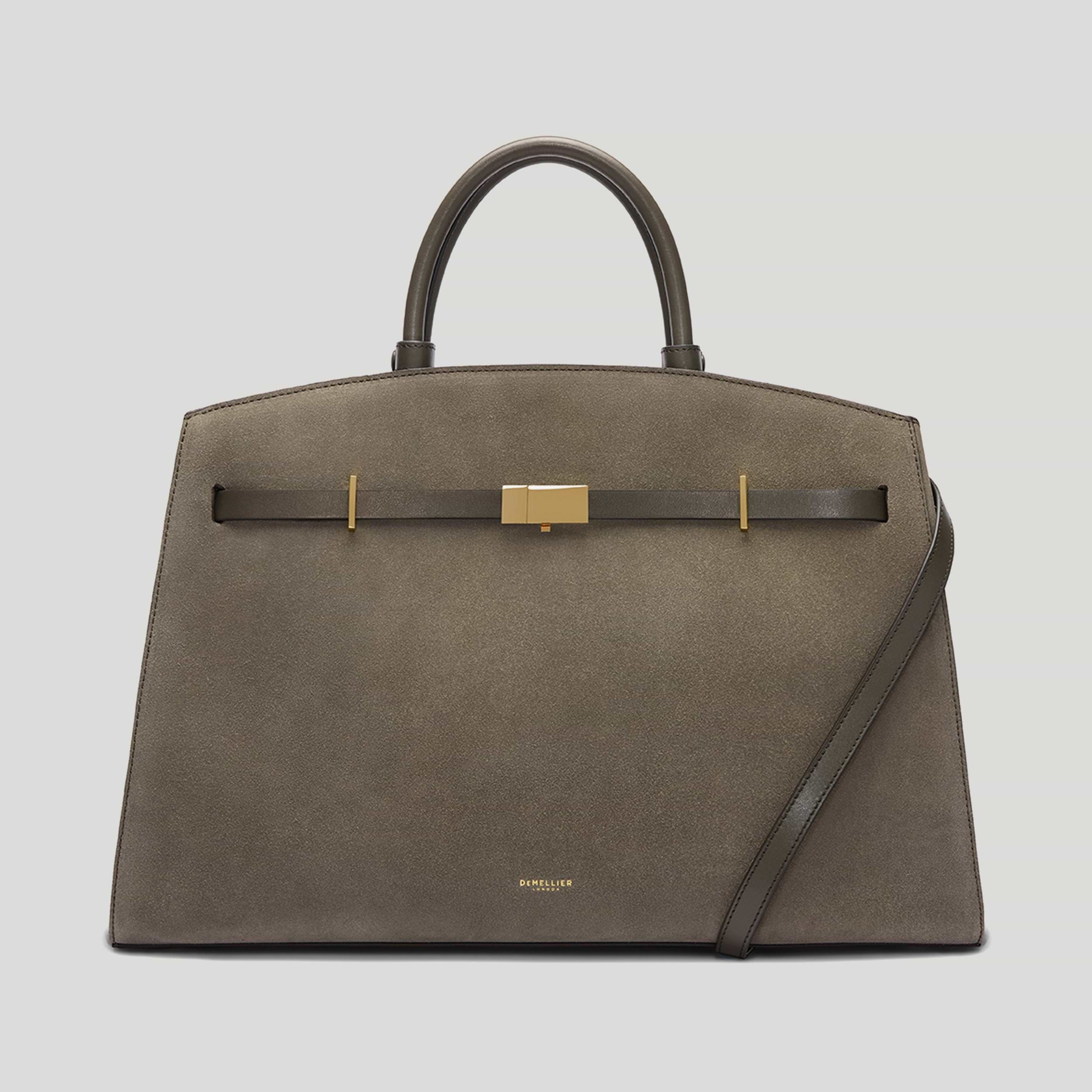 The Hudson | Deep Olive Suede & Deep Olive Smooth | DeMellier