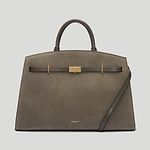 The Hudson work bag deep olive smooth suede 1_771c131d e5e6 488a 86e1 4a584de40b9f