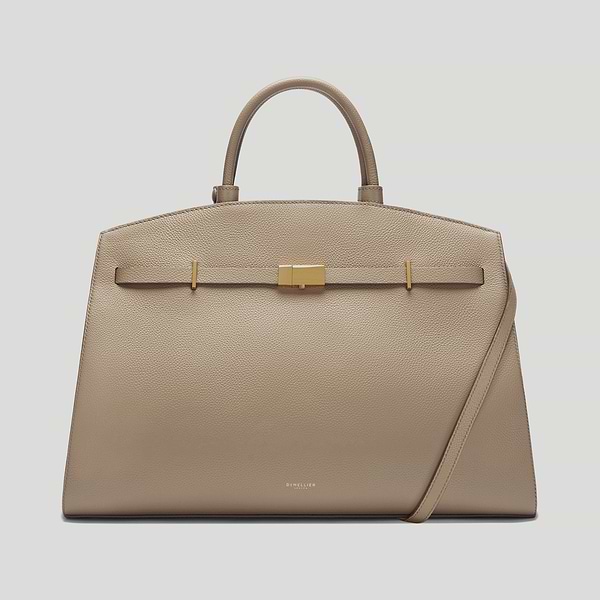 The Hudson work bag light taupe small grain 1