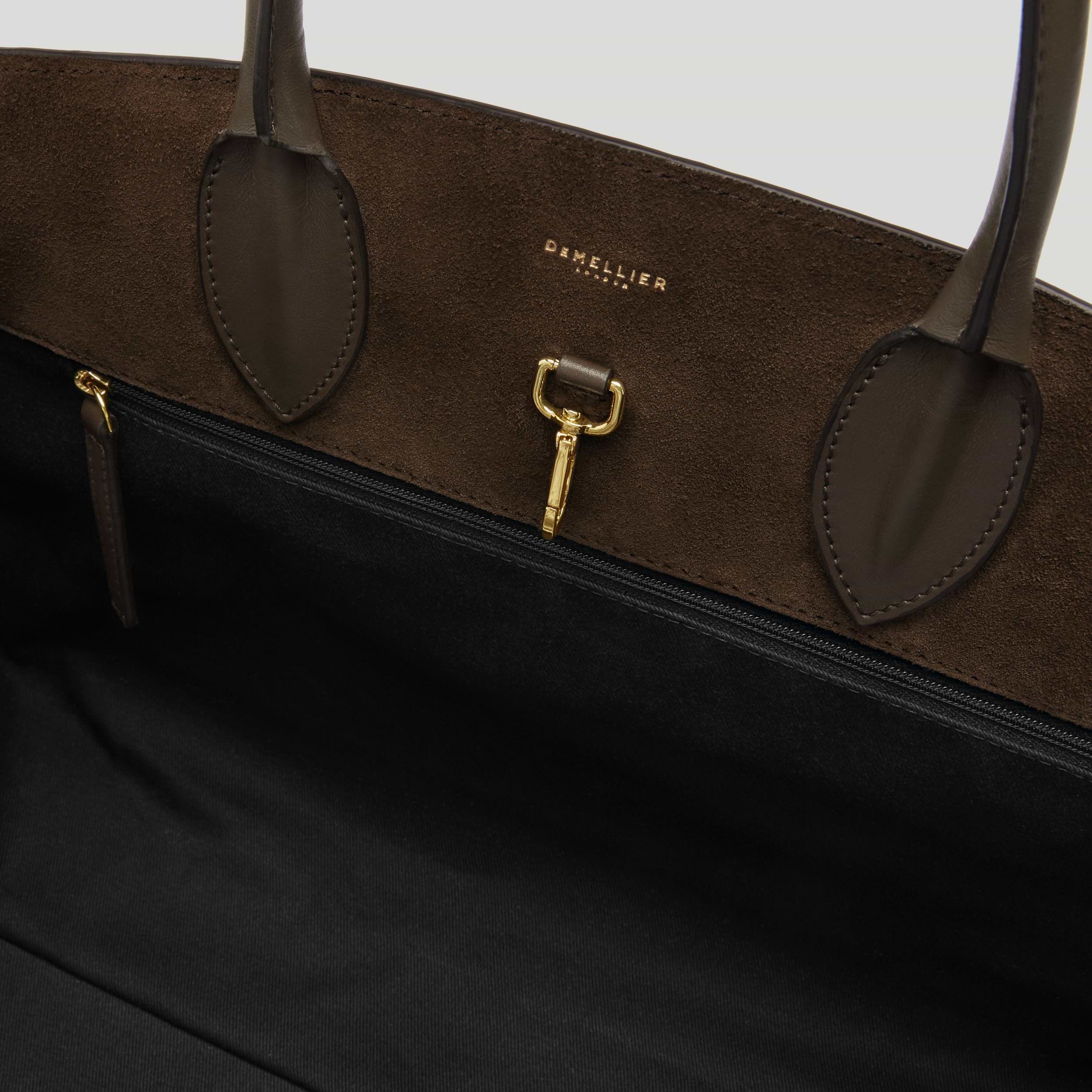 The Hudson | Mocha Suede & Mocha Smooth | DeMellier
